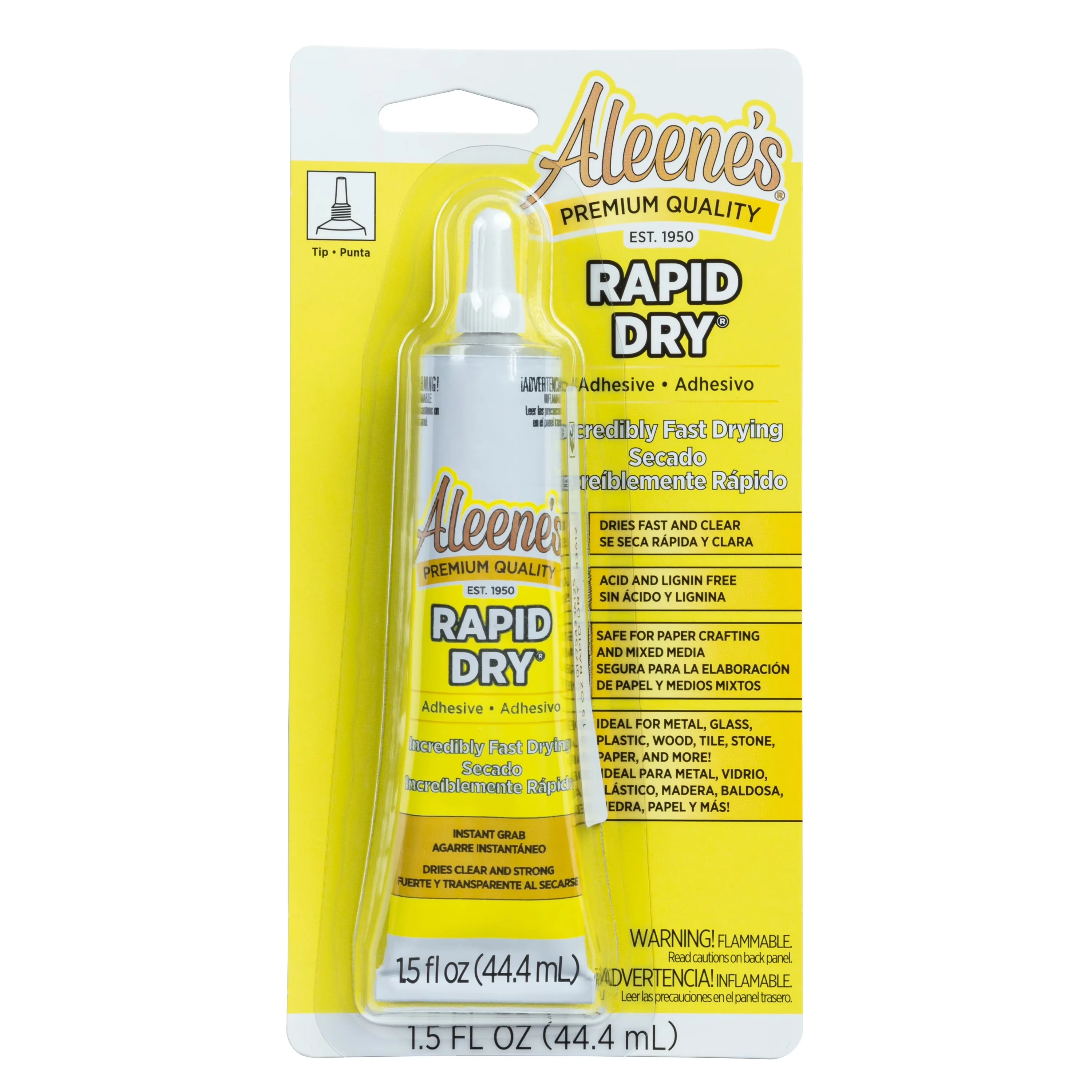 Adhesives Glues In Paint Supplies Tool Professional with All purpose, Fast Drying Glue, Dries transparent - 1.5 oz Model 03A7DB