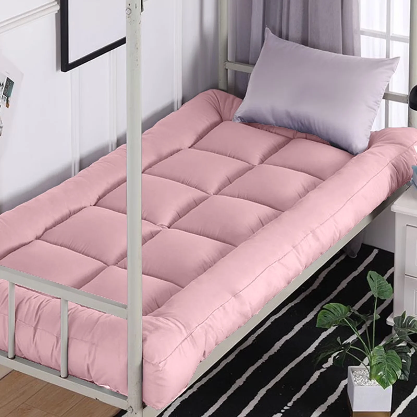 Stylish Mattresses Accessory - Pink Polyester Thickened - Quality Construction Model F6706F