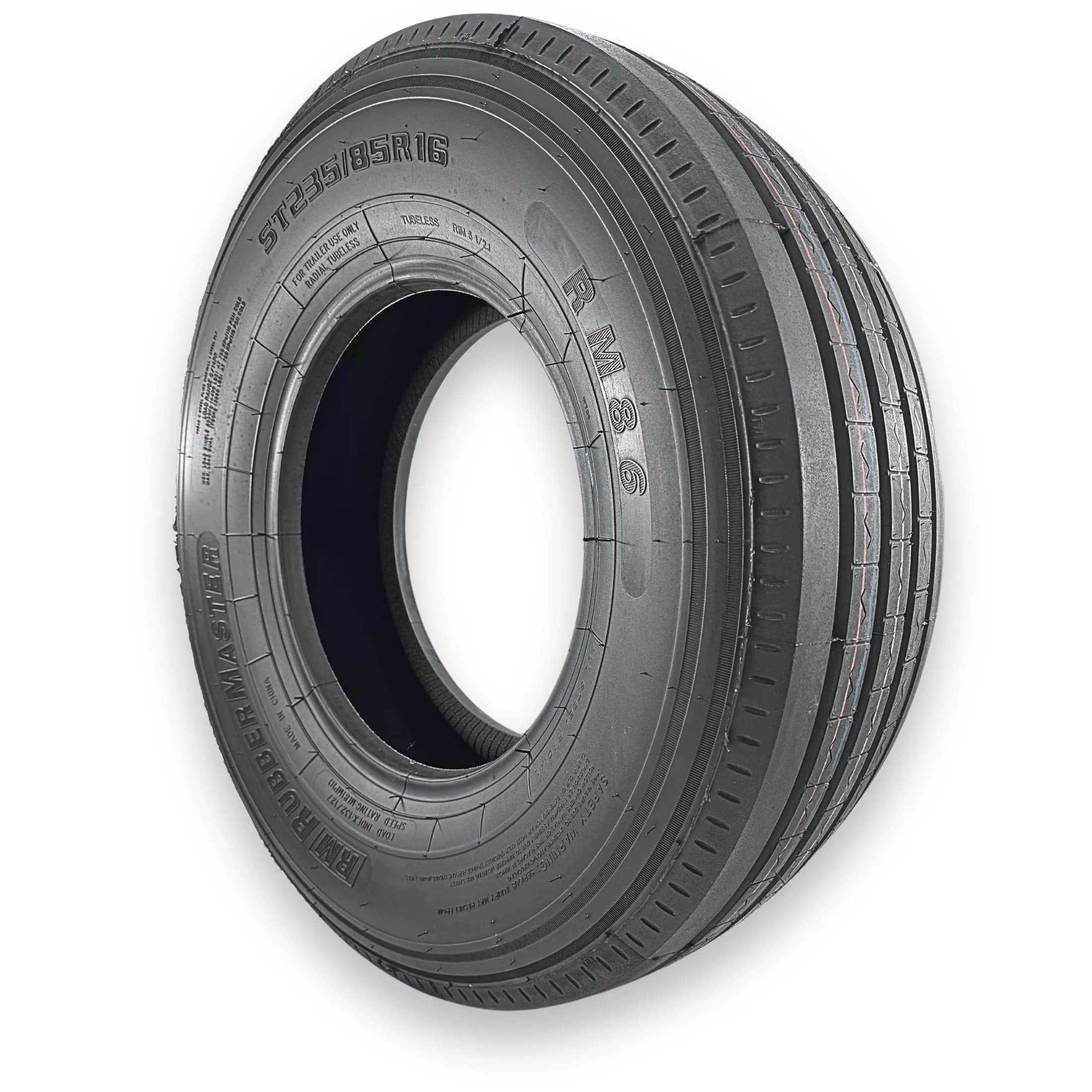 Modern Motor Home And Rv Tire with Heavy-Duty, ST235/85R16 Highway Rib 14 Ply Tubeless - Model 9AE9BA