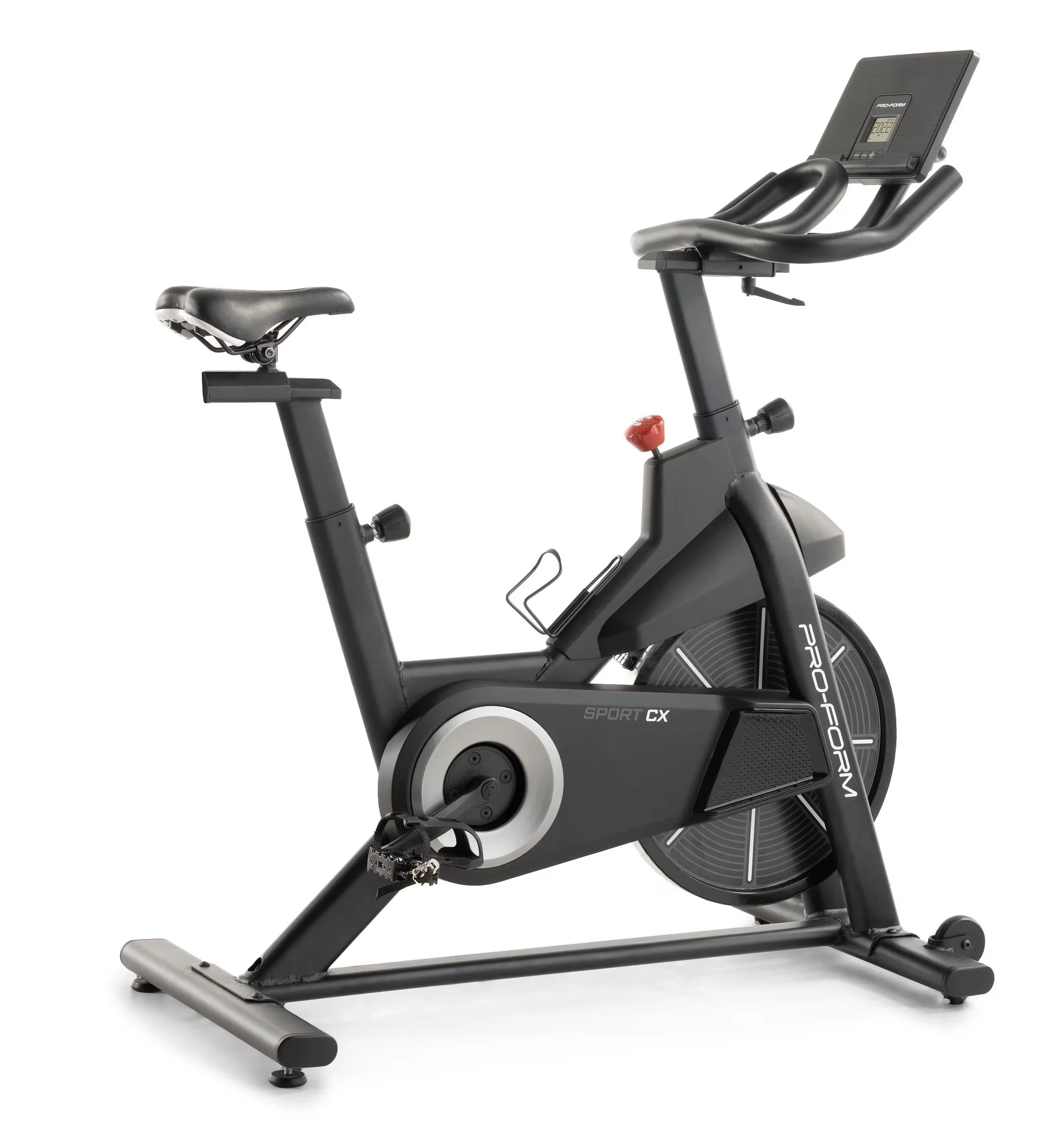 Efficient Home Gym with Digital Display, Easy Transport - Black Steel; Plastic Model 6E408F