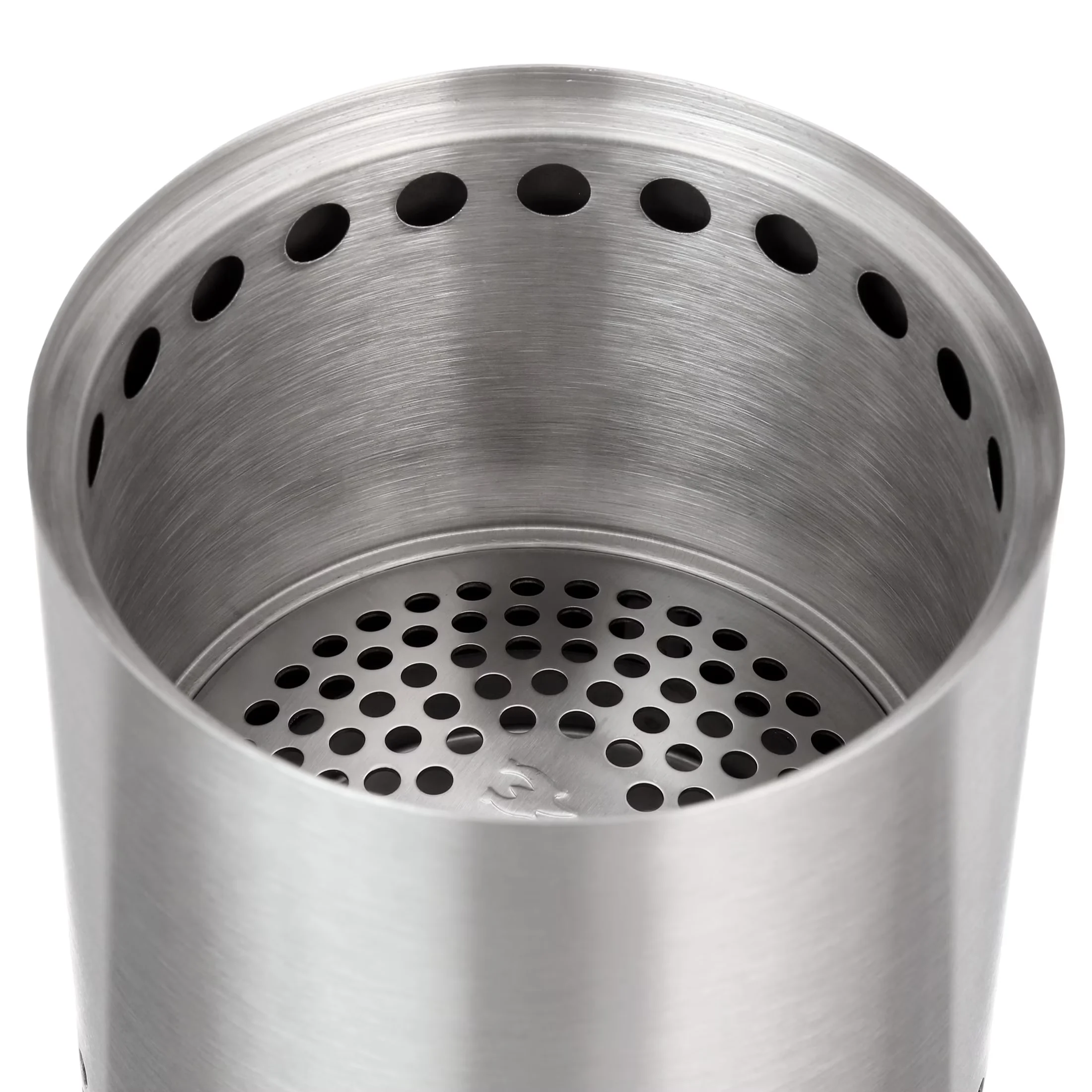 Professional Outdoor Heating with Portable, Mesa 5" Tabletop Firepit - Silver Stainless Steel Model 3E9A87