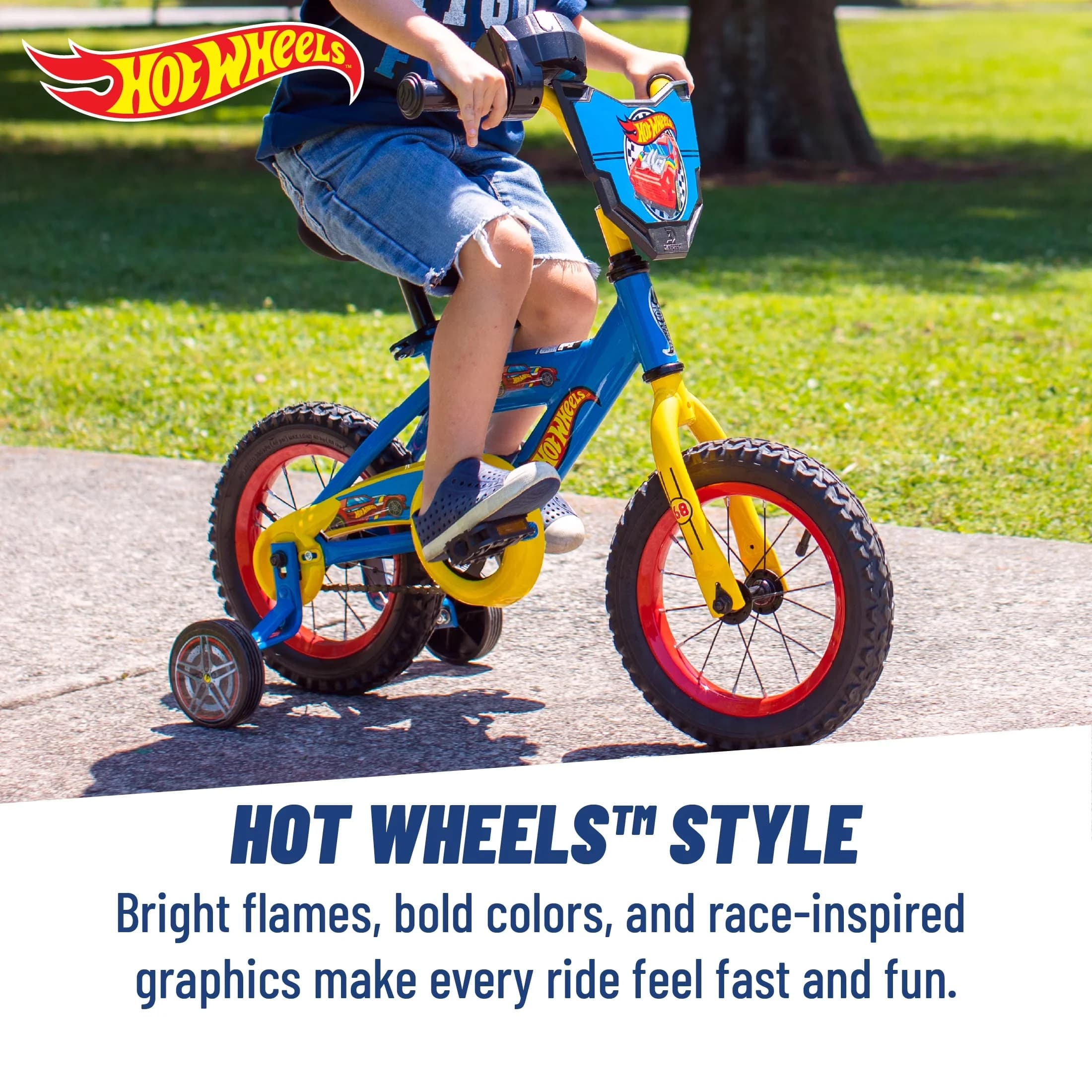 Kids Bike Essential with Adjustable Seat, Easy to use rear coaster brake - Blue Model EEC5C0