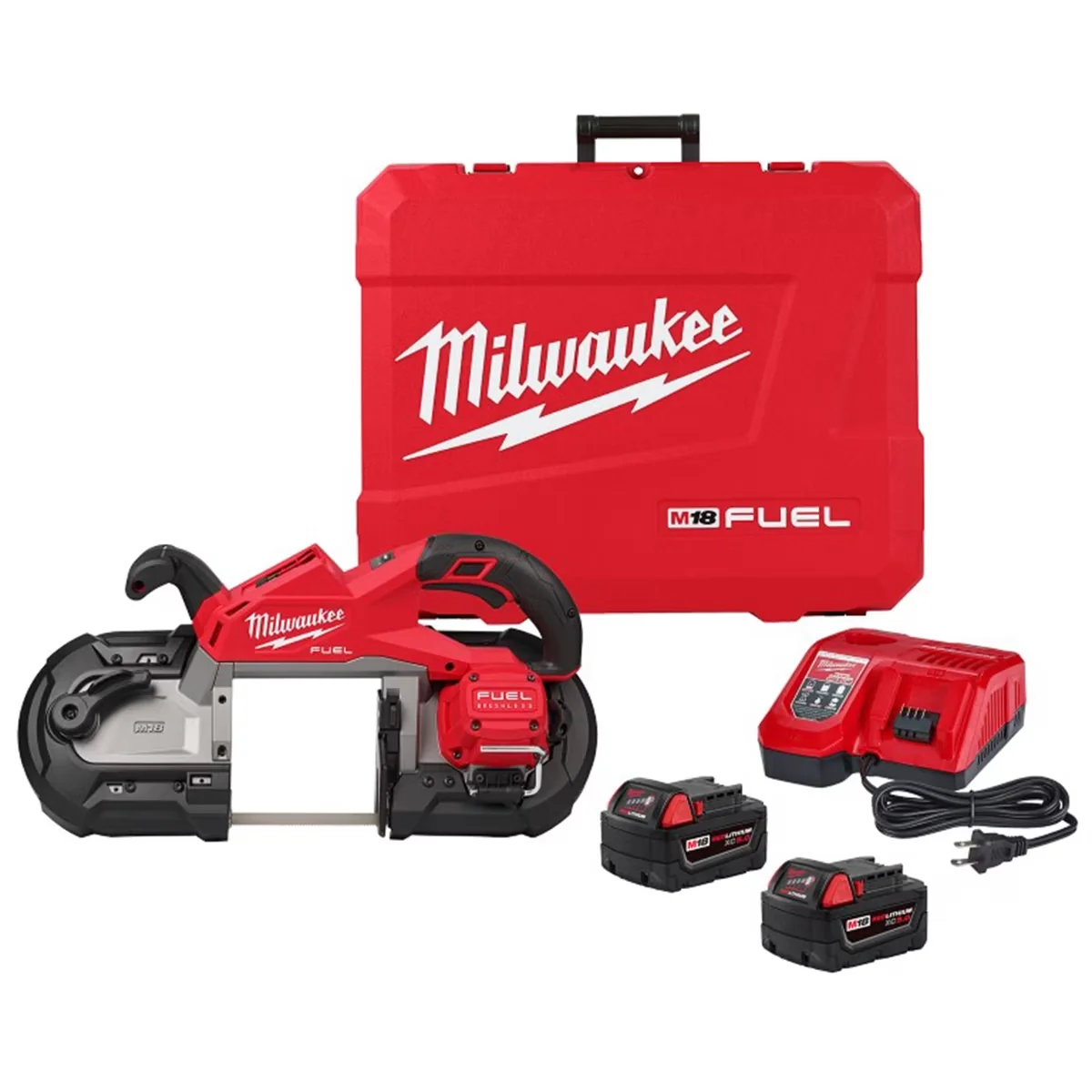 Durable Power Saw with Battery, Tool M18 Fuel Deep Cut Band Kit - Compact and Portable Model 371F63