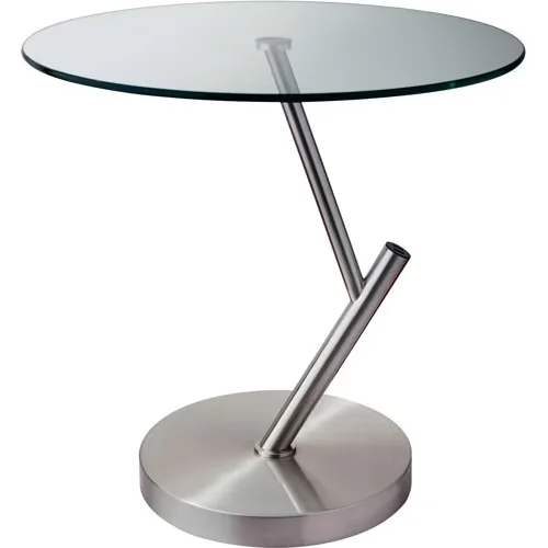 Durable Floor Lamp with Incandescent, Contemporary, Adjustable Height - Silver, White, Multicolor Metal Model 6F5A10