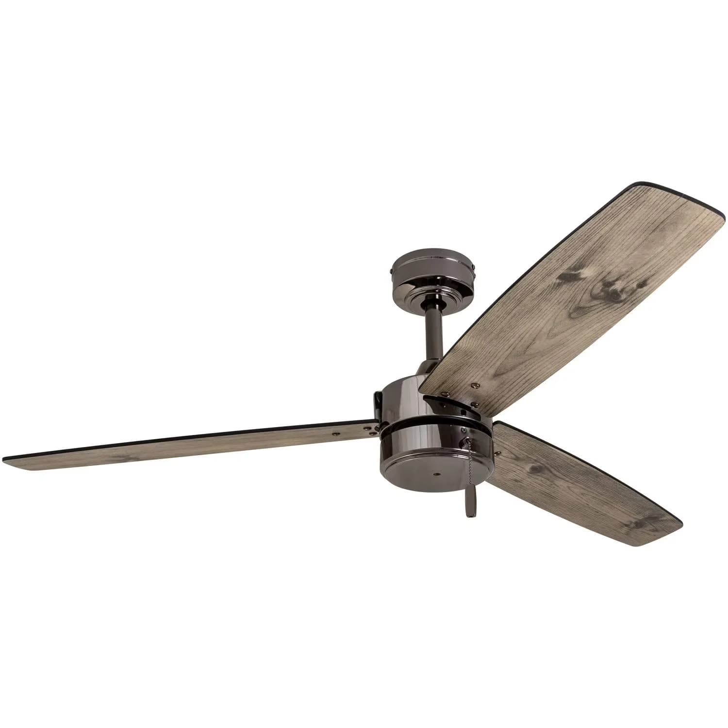 Ceiling Fan Sleek with Reverse Airflow, Modern, Contemporary - Silver 52 Model 5FF41C