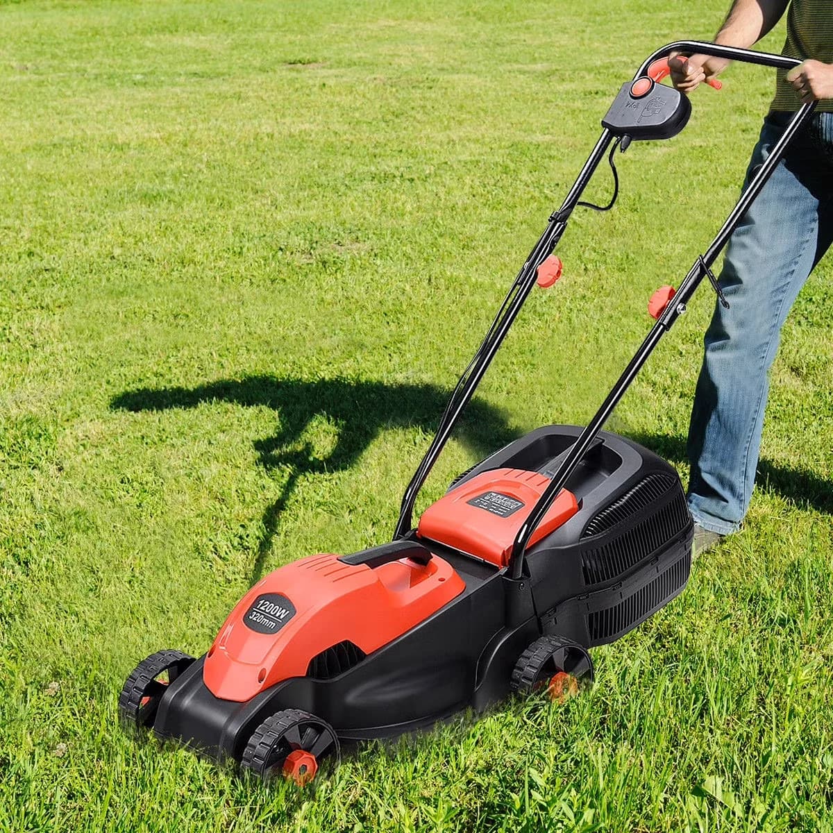 Efficient Push Mower with Adjustable Cutting Height - 14 - Low Maintenance Model B2FC2F