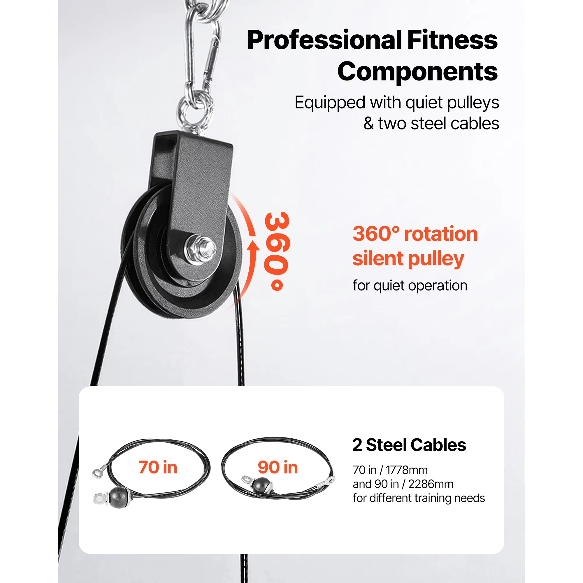Efficient Home Gym Accessory with Heavy Duty, and Back Workouts, 280 lbs Weight Capacity - Black Steel Model 49A2A6