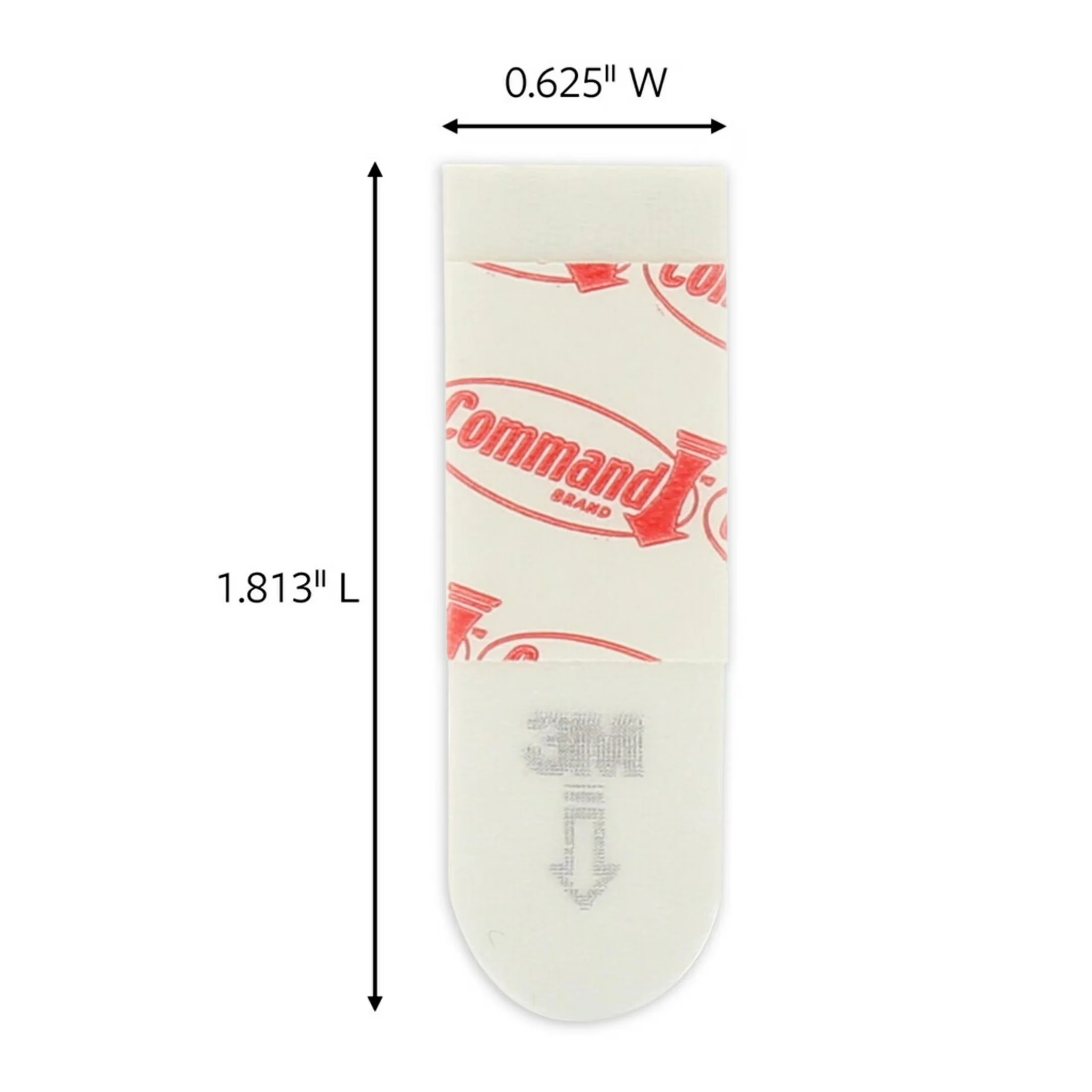 Modern Damage-Free Hanging with Easy Clean, Small Refill Adhesive Strips - Foam White Model 6CBF23
