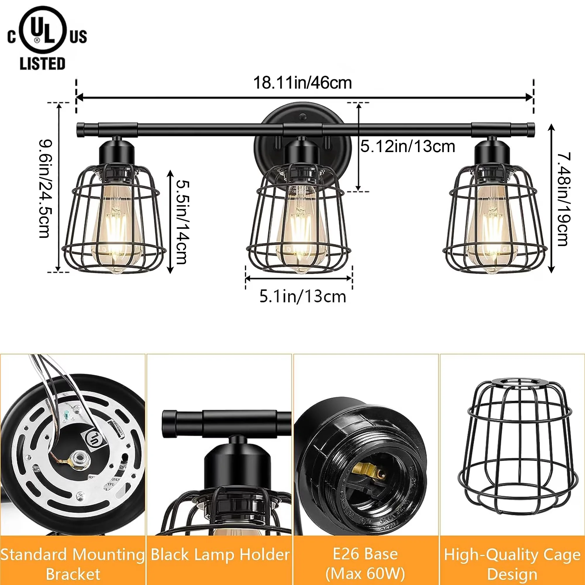 Stylish Bathroom Renovation with Industrial, Modern - Black for Living Room, Kitchen Model A9CE57