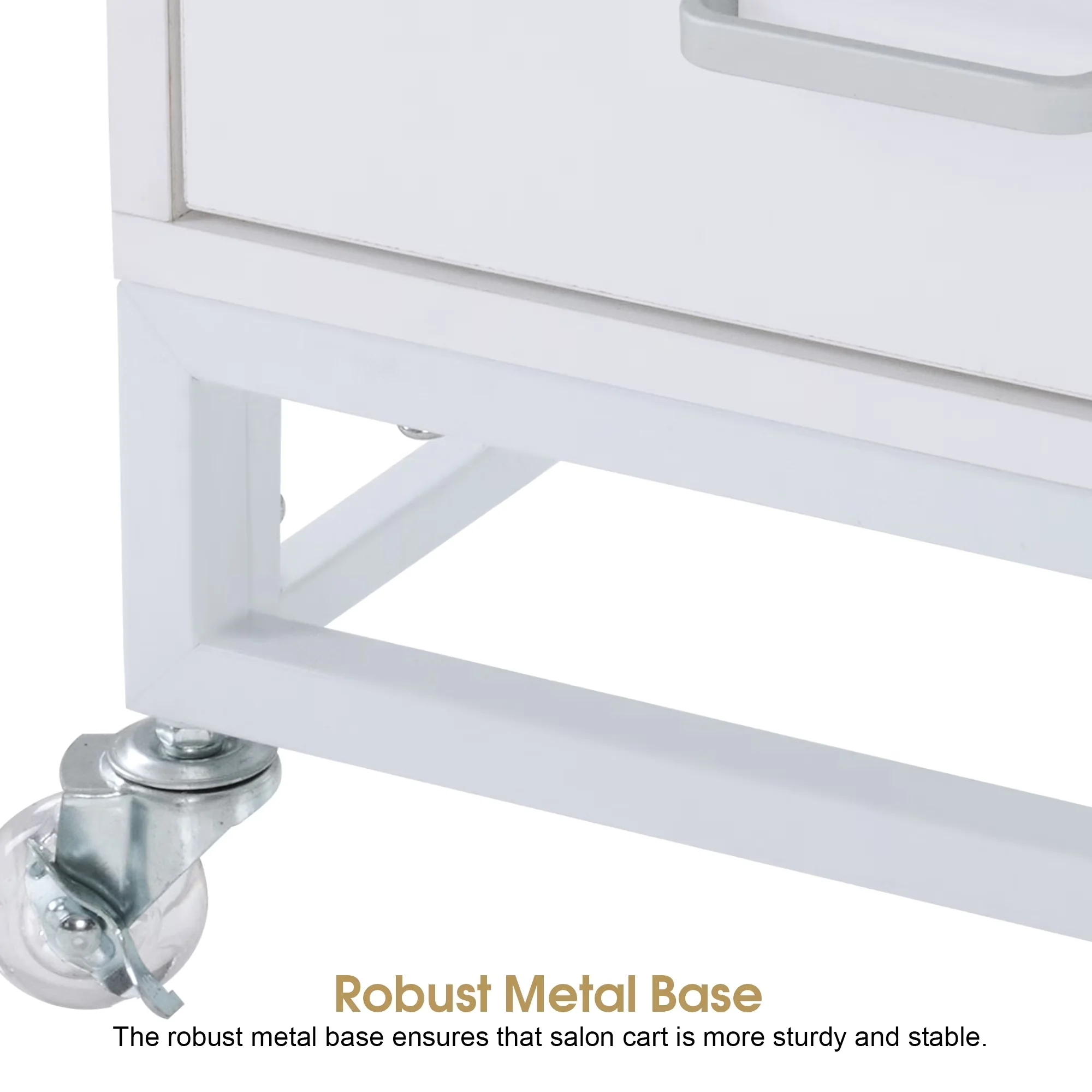 Garage Storage Supply Modern with Modern, Rolling, Wheels & Tool Holders - Density Board & Metal Frame White Model D6ABD4