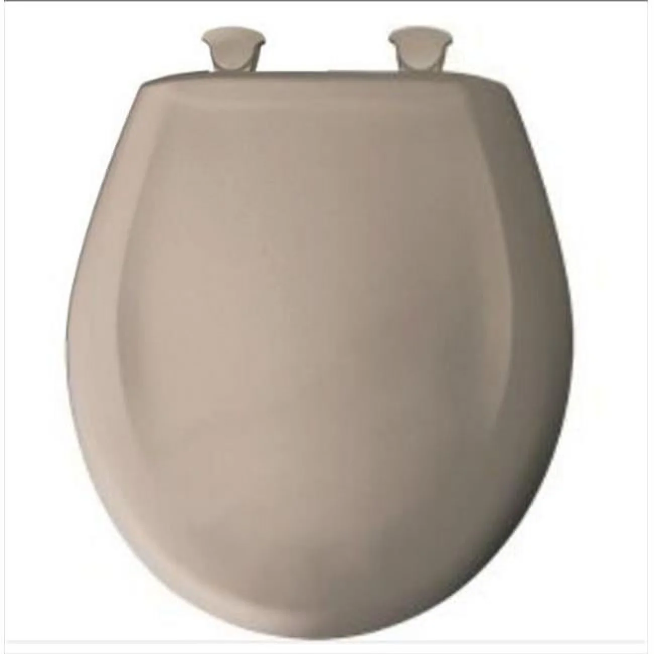 Professional Toilet Seats And Lid with Easy To Clean, Lift-Off Plastic Round Slow-Close Seat - Beige Plastic Model 2F9F05