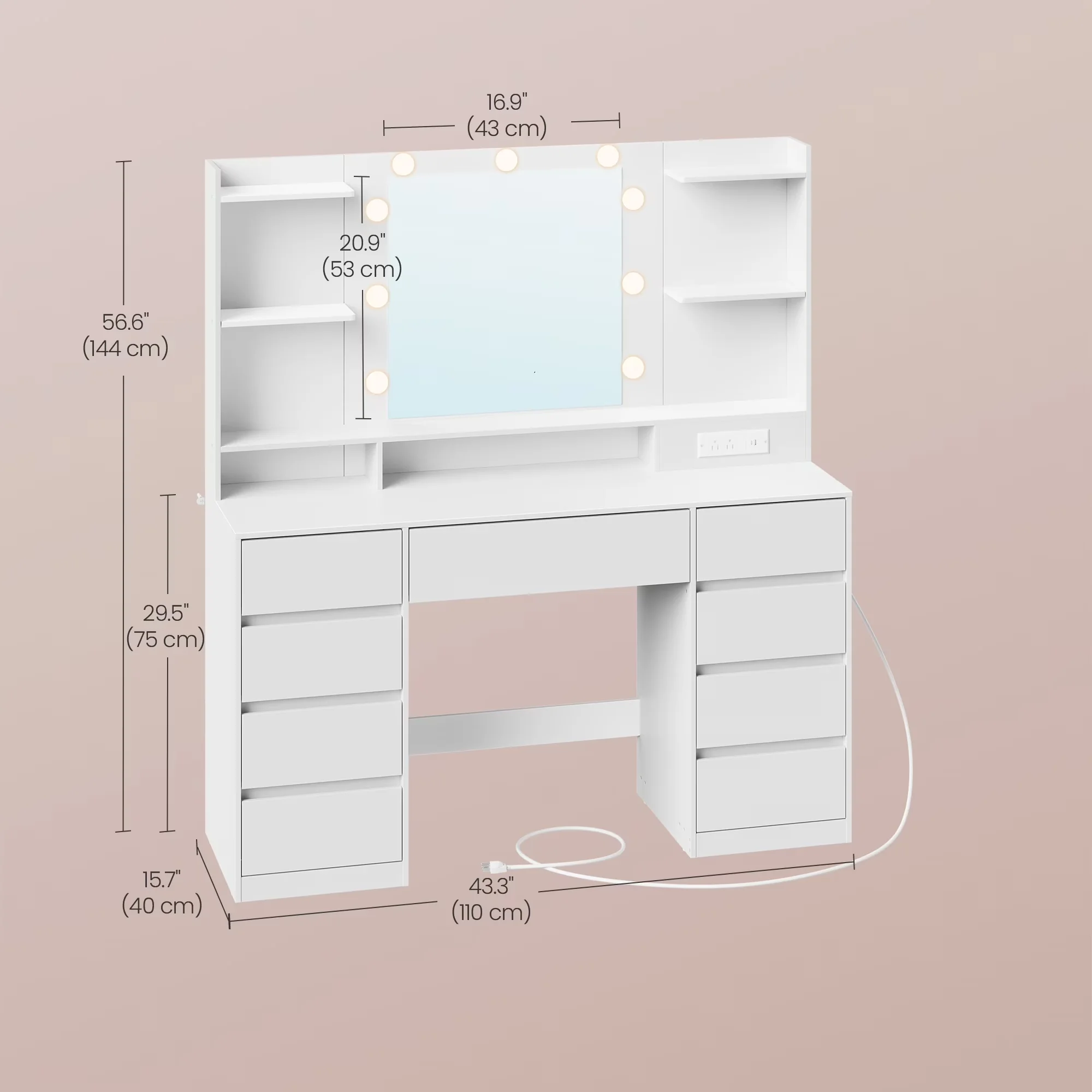 Reliable Bathroom Renovation with LED, Led Lights, Modern - White 3 Inch Model 669644