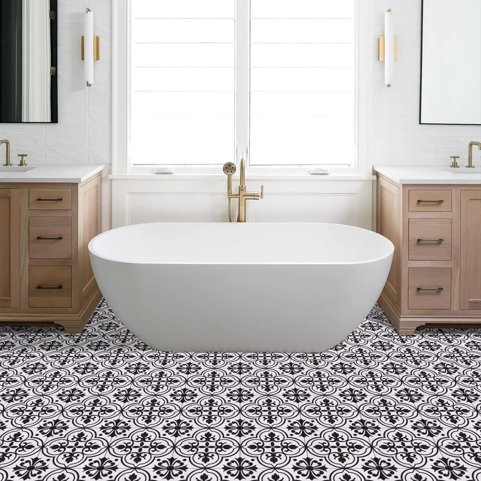Versatile Bathroom Renovation with Easy Installation, Waterproof - White Pvc Model 1A6B3B