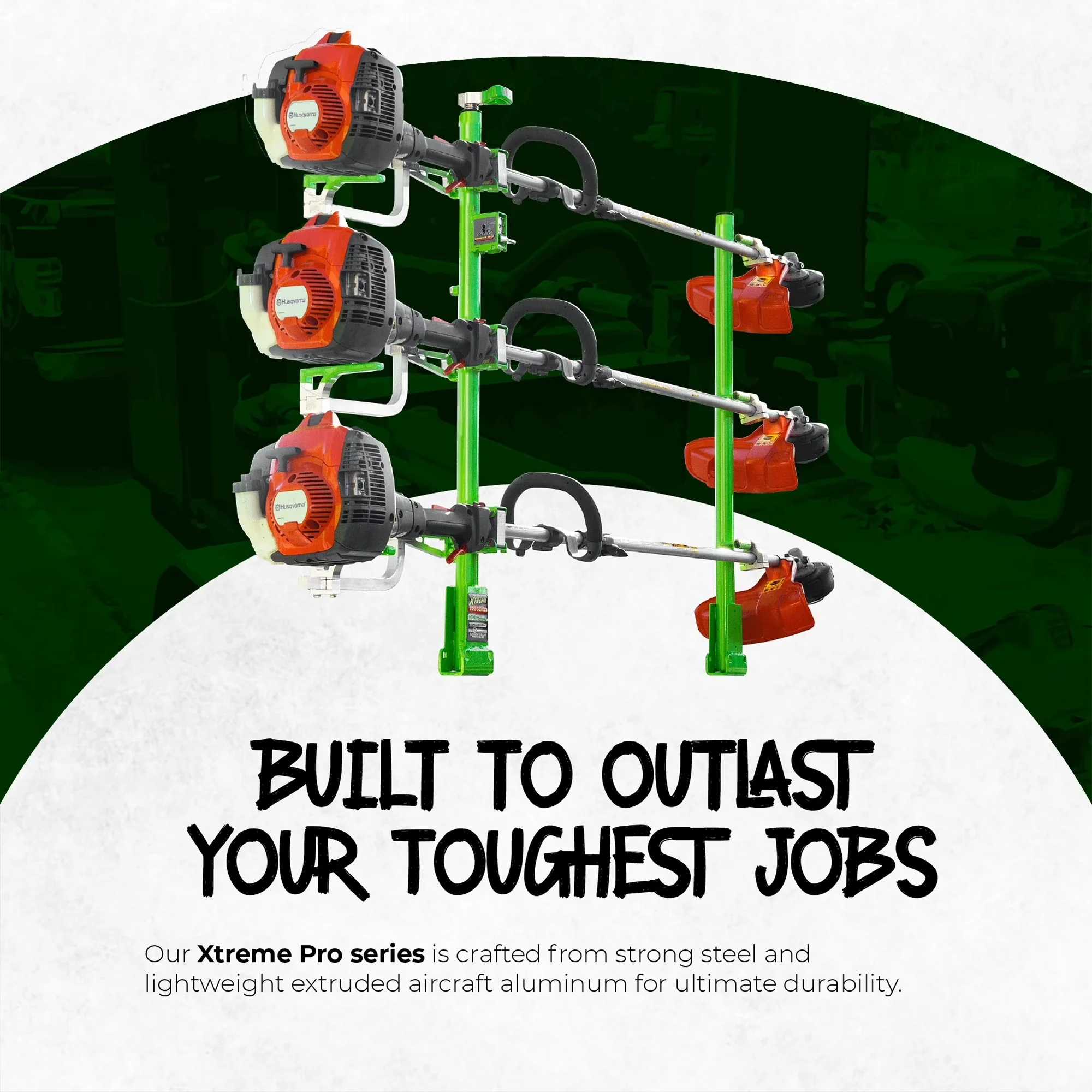 Classic Toolstorage with Prevent fuel spills and engine flooding, 39” Height - Green Model 6CF65B