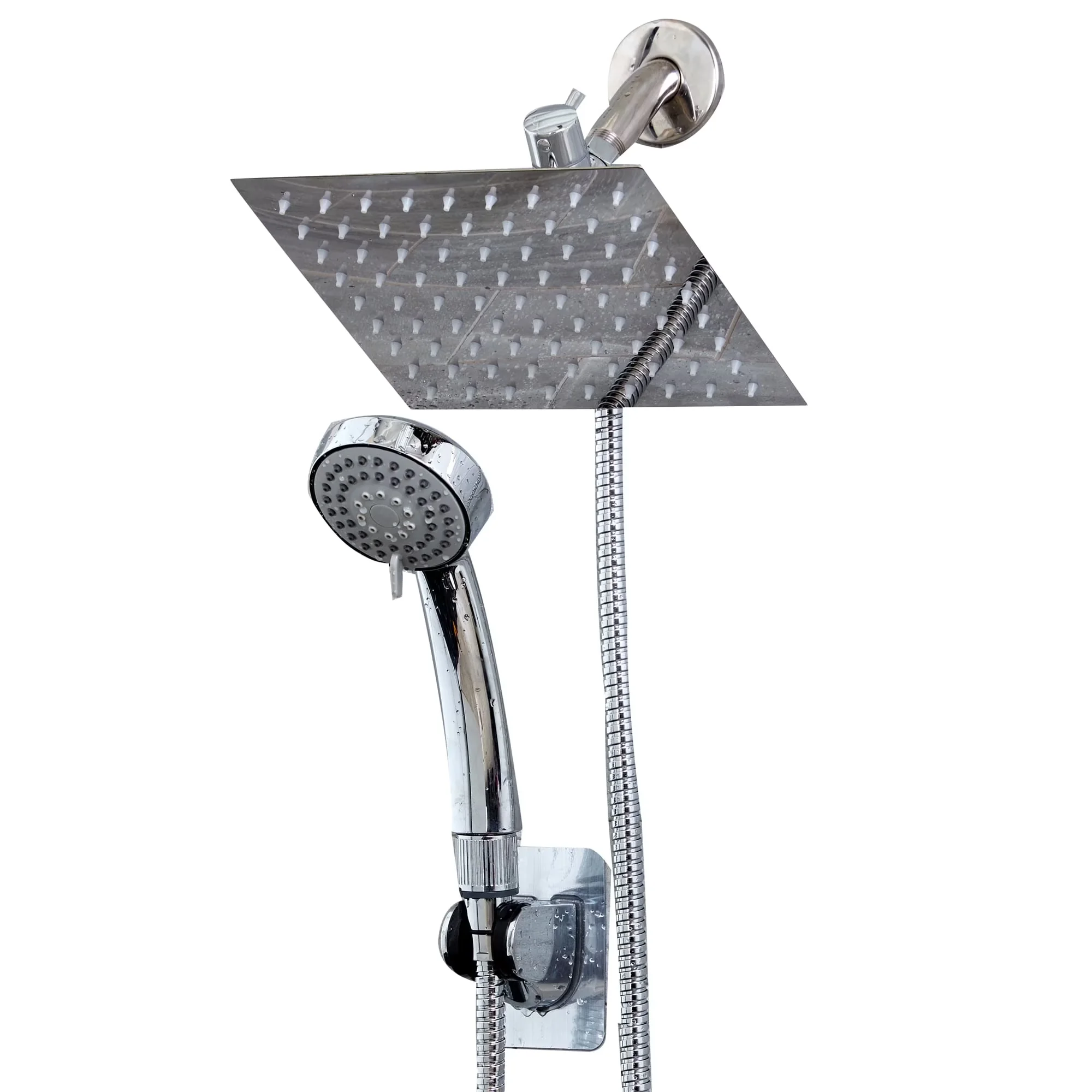 Reliable Shower Head with Universal, Handheld, Simple Installation - Silver ‎Acrylonitrile Butadiene Styrene / Stainless Steel Model 43799C