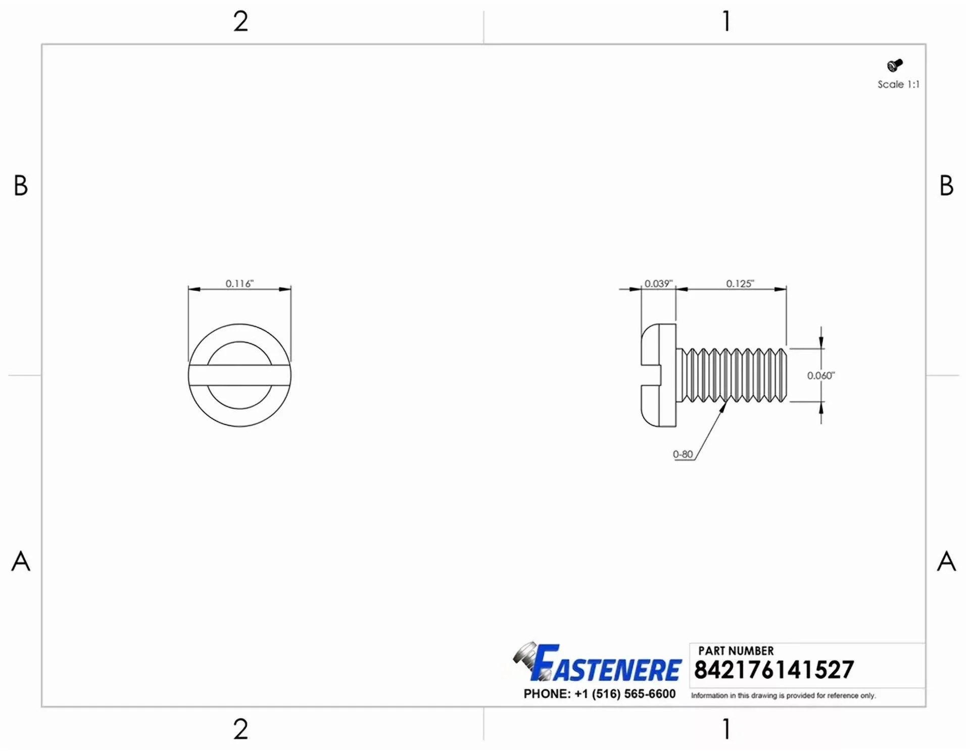 Quality Fastener - 0-80 - Built to Last Model 041239