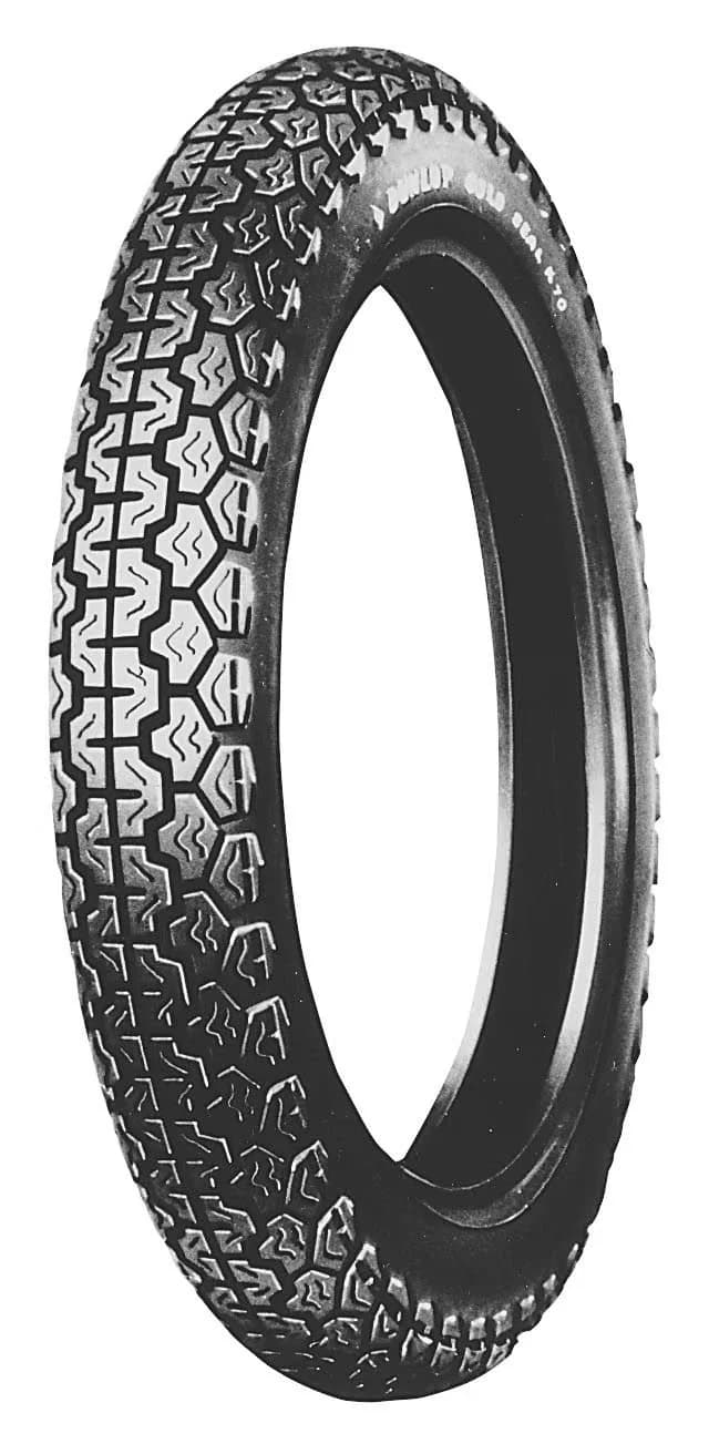 Classic Motorcycle Tire with Vintage K70 Front 3.25-19, Position: Front, Size: 3.25-19 - Model DFB8B5