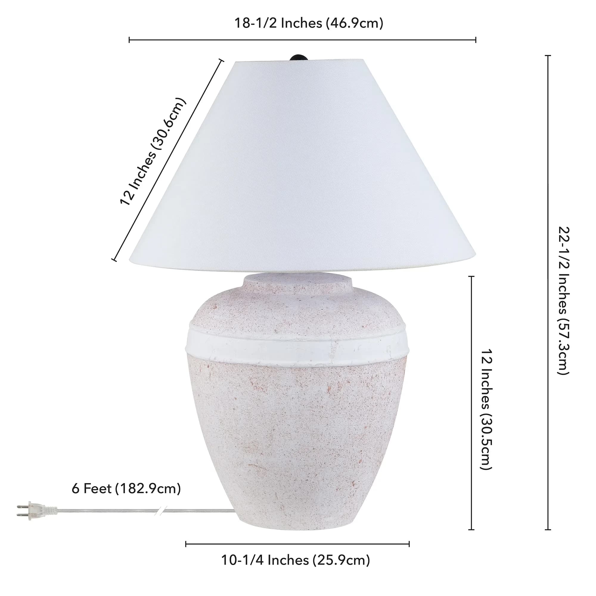 Modern Lamp with Incandescent, Bedside Lamps, Modern - Ceramic White Evelyn Model 4E3A49