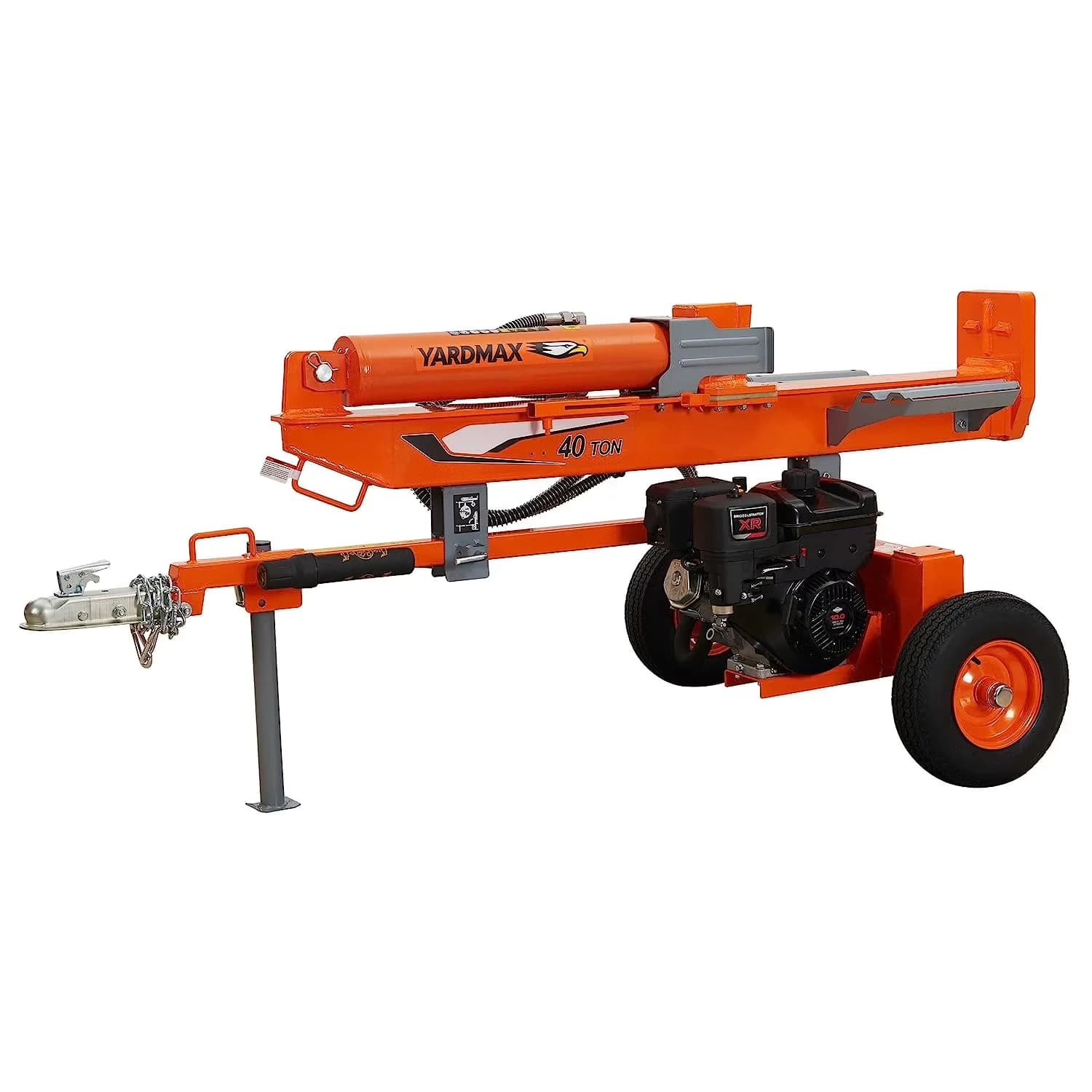 Stylish Logsplitter with Wheeled - Orange XR1450 - Industrial Grade Model B0FB47