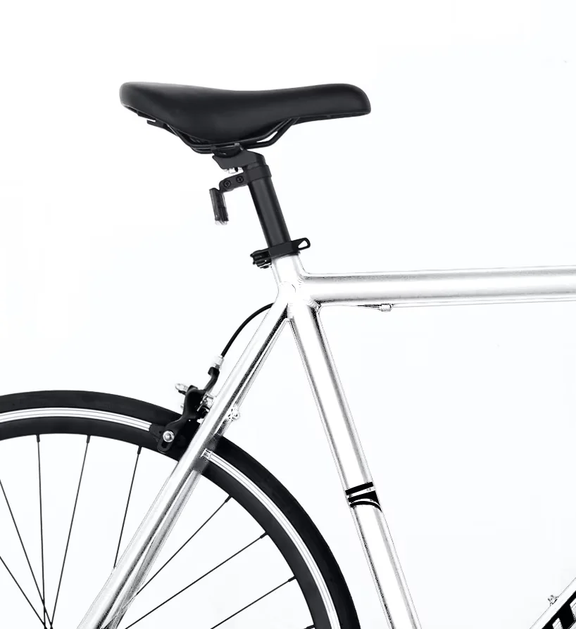 Classic Road Bike with Adjustable Seat Height, Adjustable Handlebar Height - White Model F1788B
