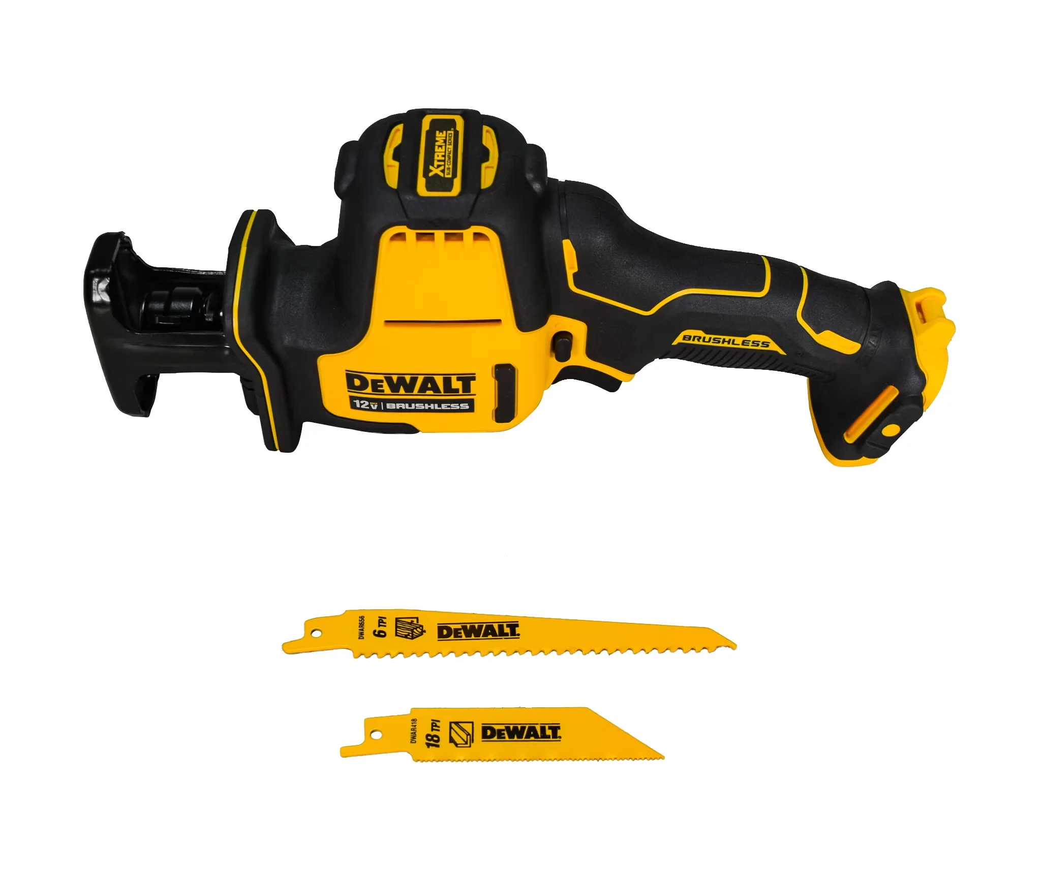 Power Saw Reliable with 12V, Variable Speed, Ergonomics optimized for one-handed use - Model B5F8DF