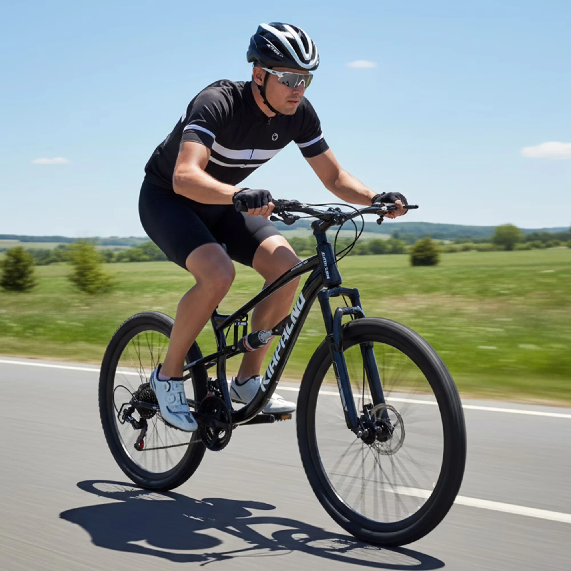 Professional Mountain Bike with Bike Type: Mountain Bike, Number of Speeds: 21 - Black for Outdoor Model 6BE422