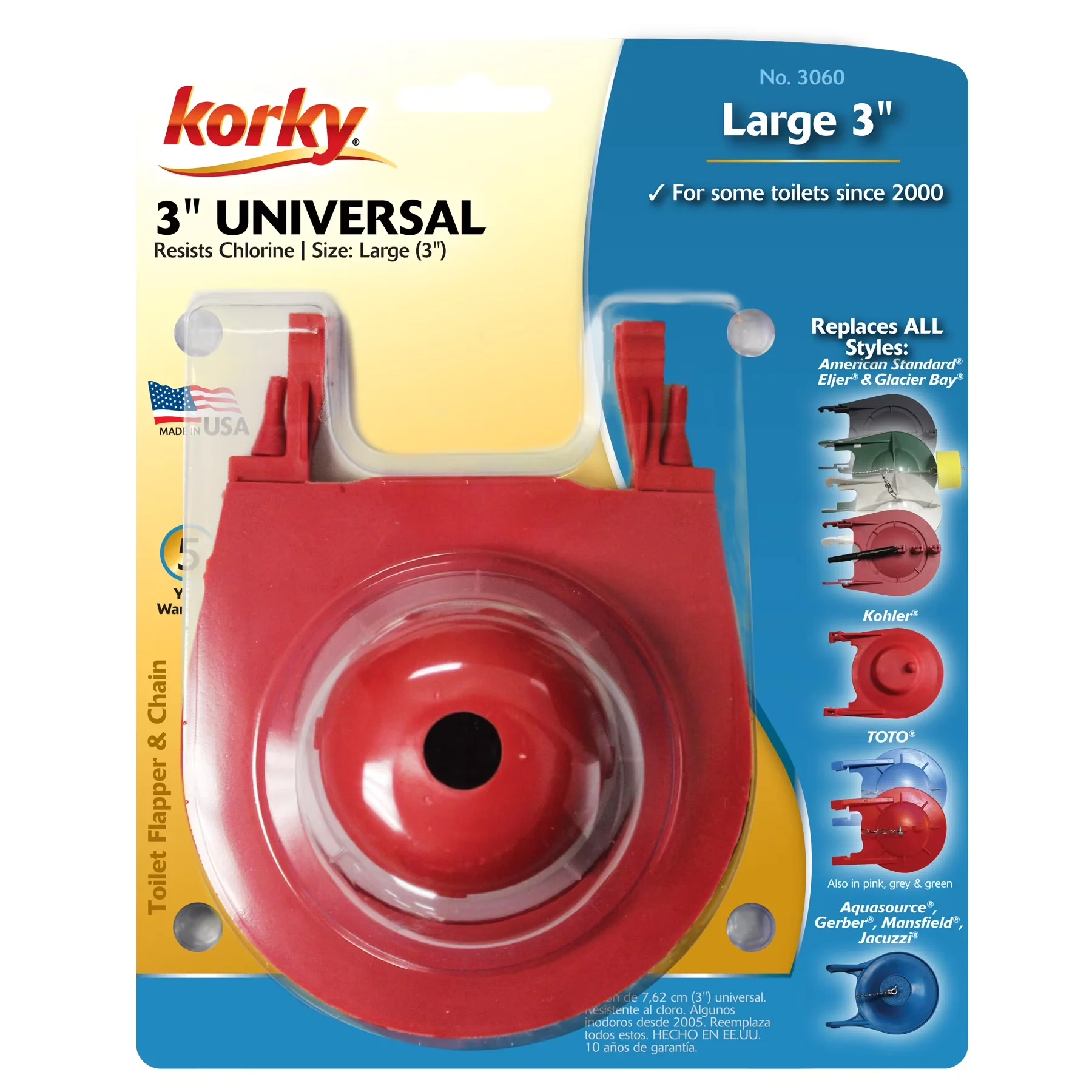 Plumbing Versatile with Adjustable, Easy Installation, Durable - Red Rubber Model DB6E59