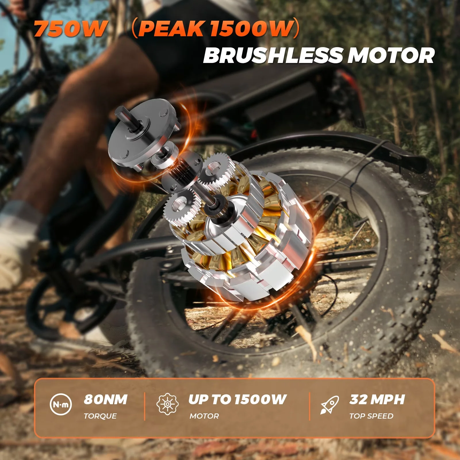 Classic Electric Bike with Battery, 1500W, 48V - Durable Build Model 28DDBE