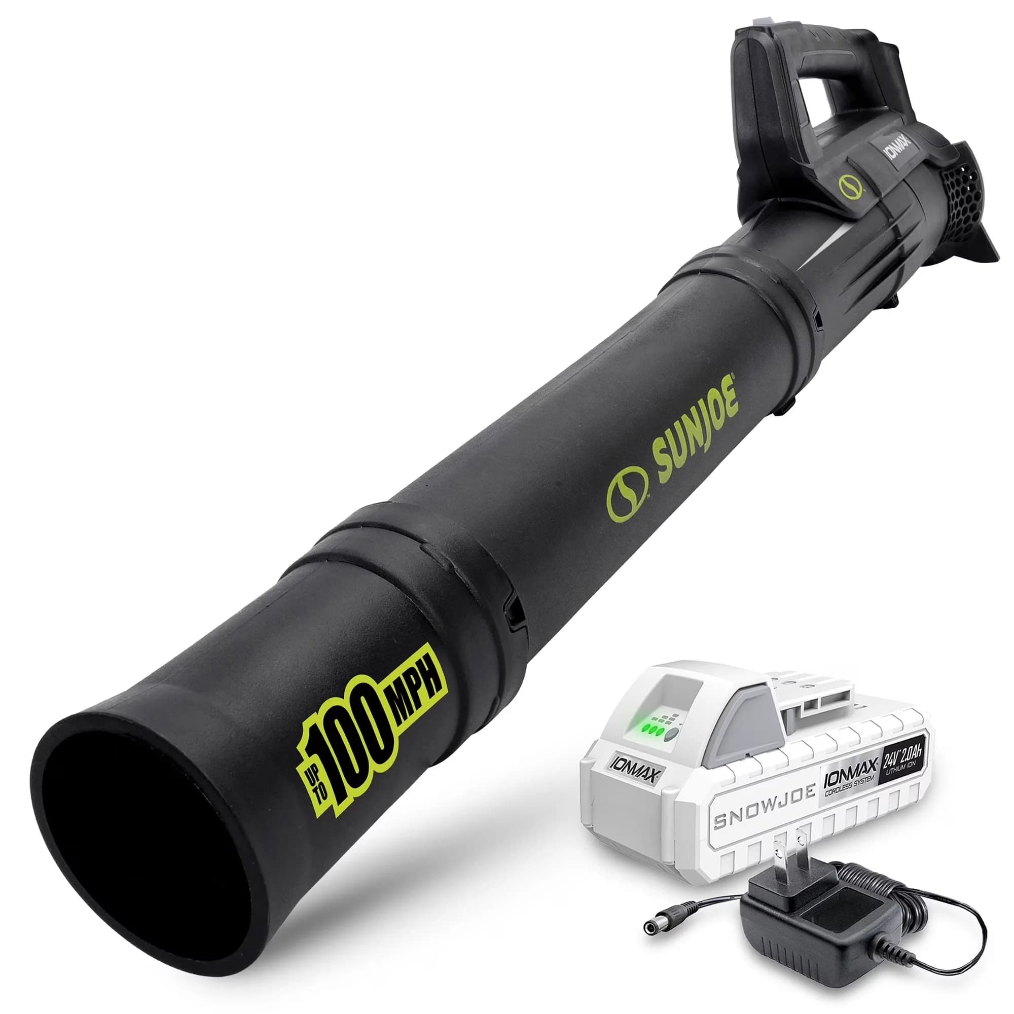 Leaf Blower Versatile with Battery, 24V, Black for Multiple Applications - Model 3B00AA