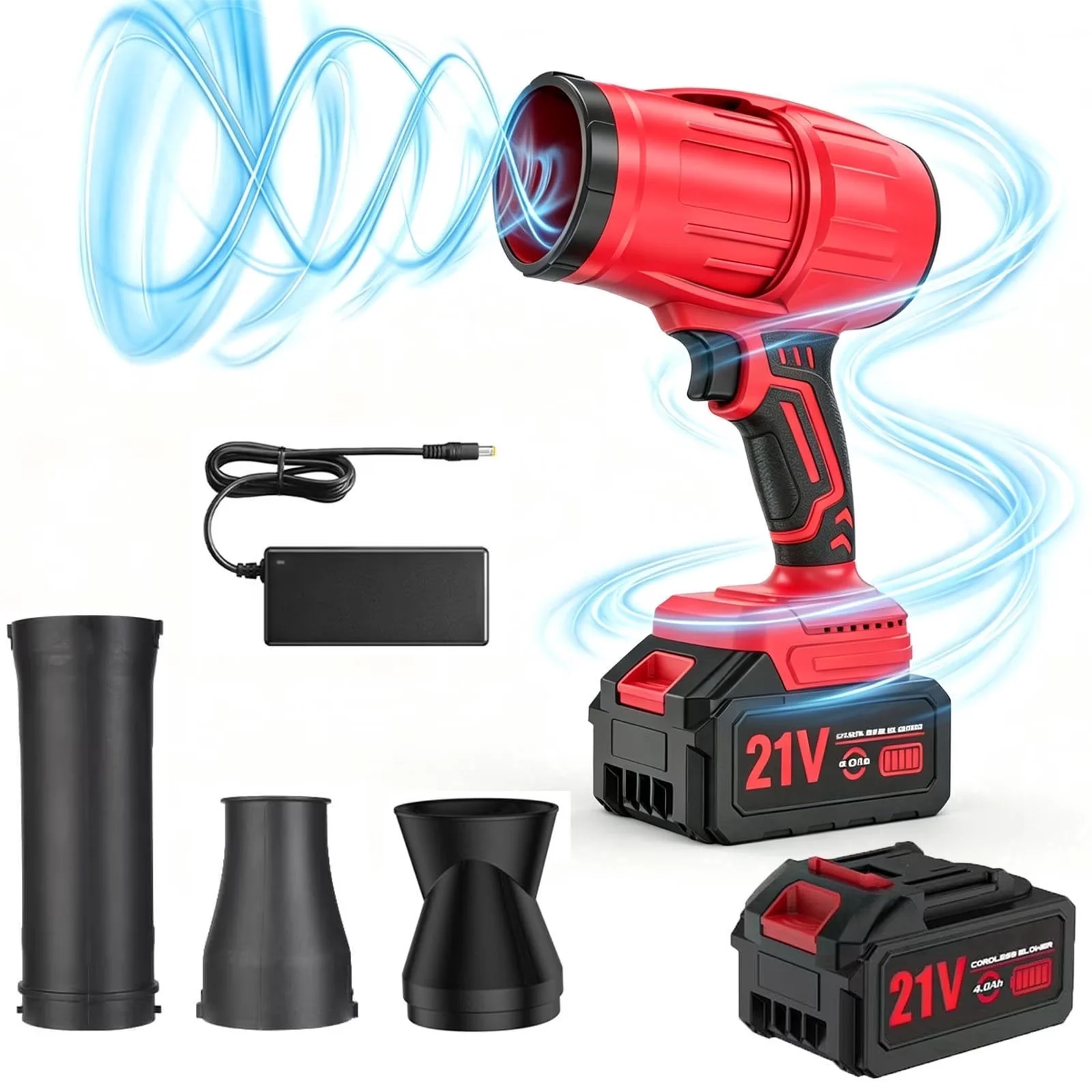 Leaf Blower Essential with Battery, Lightweight Electric Handheld, Cordless - Model 079BEB