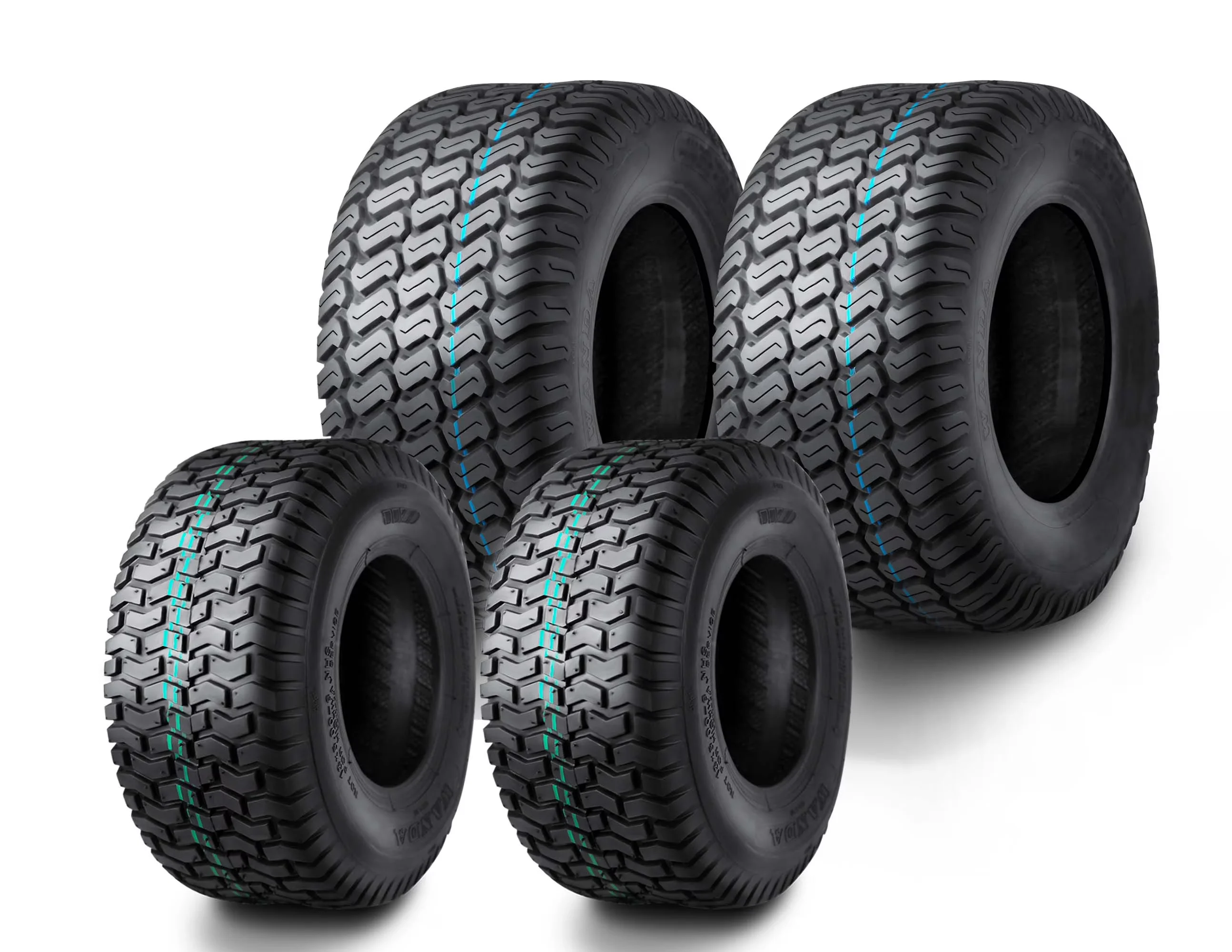 Sleek Lawn Mower Tire with Tread Pattern: P512, Tire specifications for 13x5-6 size: - Model 4DA4FB