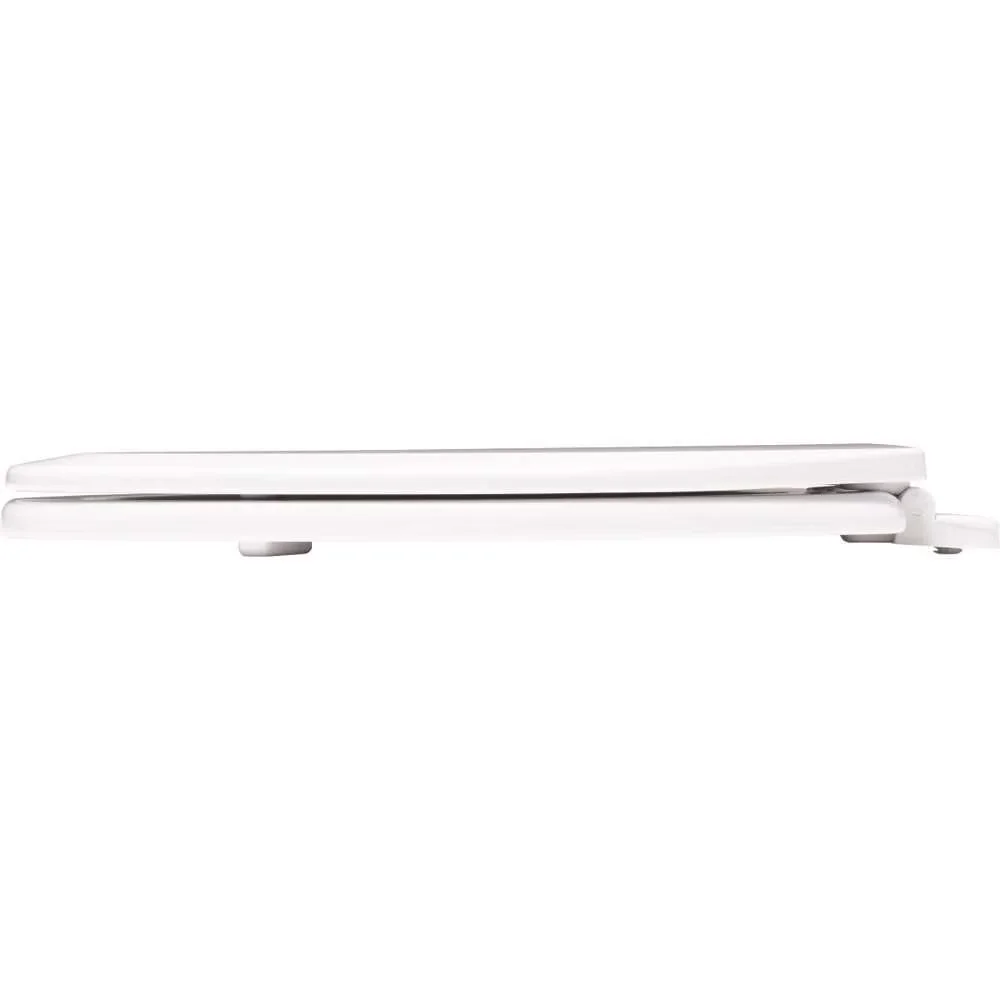 Toilet Seats And Lid Reliable with Easy Installation, Available in Various Colors, Wood Elongated Seat - Wood White Model 892A7C