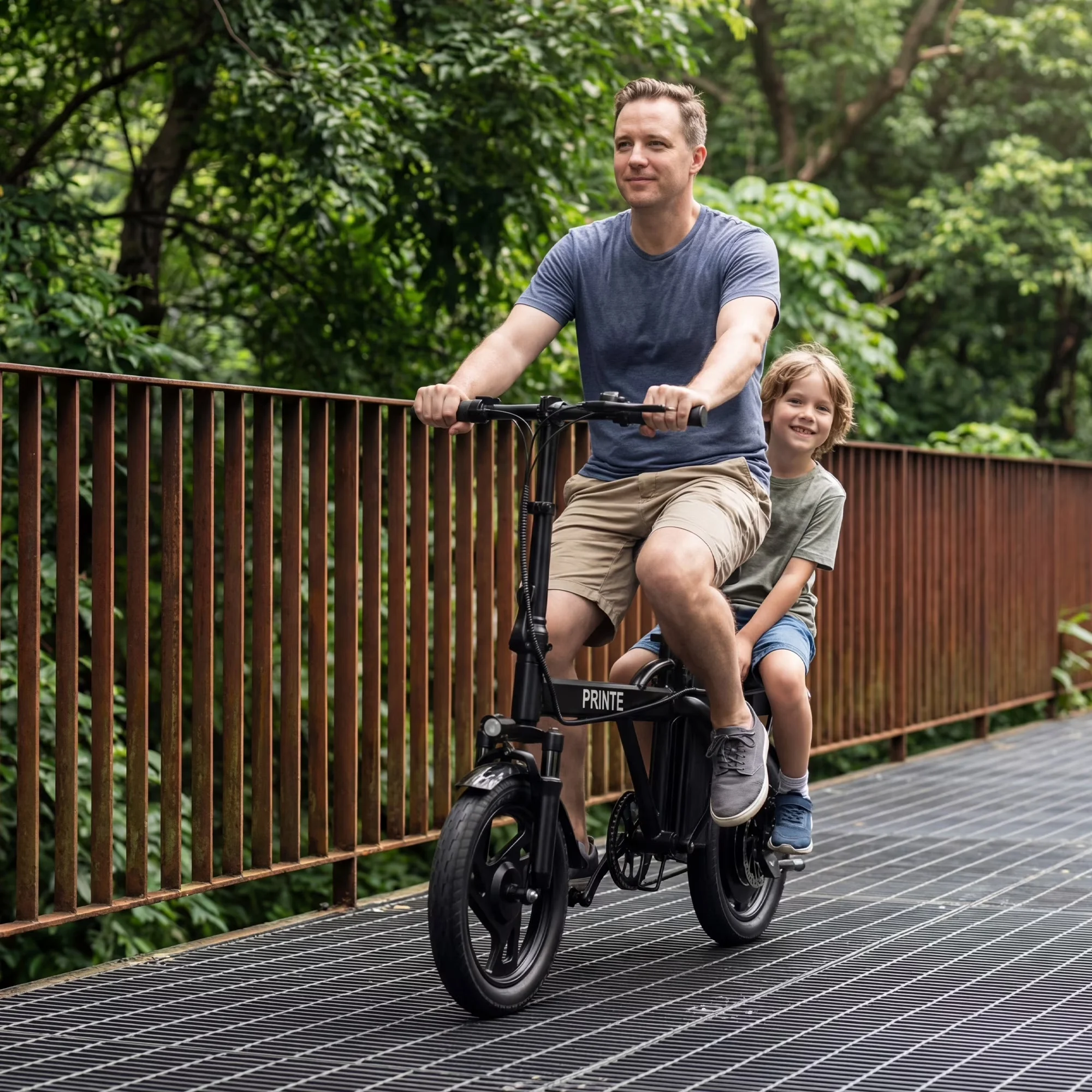 Electric Bike Stylish with 500W, 48V, Adjustable Speed - Black N14 - Reliable Performance Model BED3E9