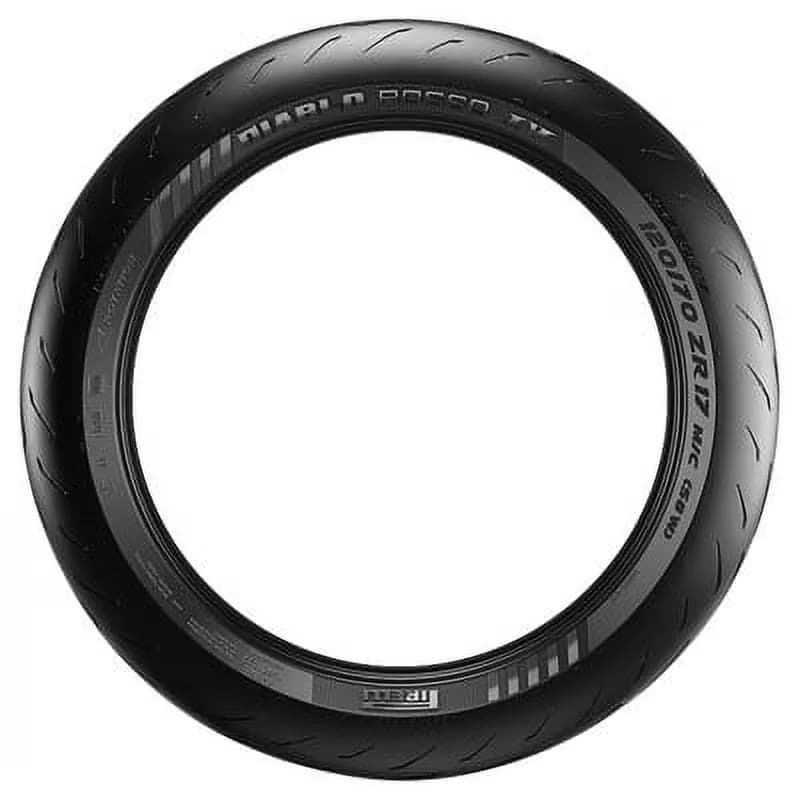 Motorcycle Tire Efficient with 58W, Diablo Rosso IV Front 120/70ZR-17 (58W) - Black Model C6BEFD