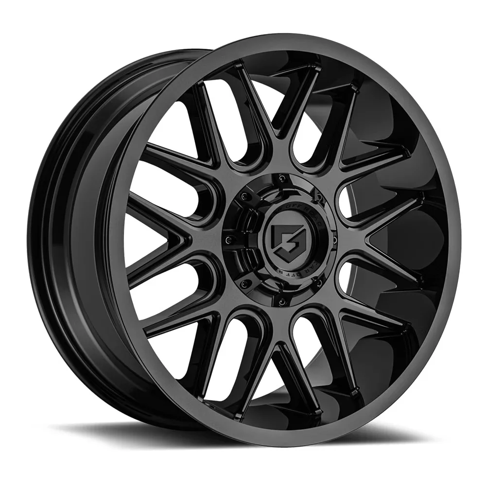 Efficient Wheels And Rim with Rugged Wheels, Mult vehicle applications - Cast Aluminum Black Model B03BFE