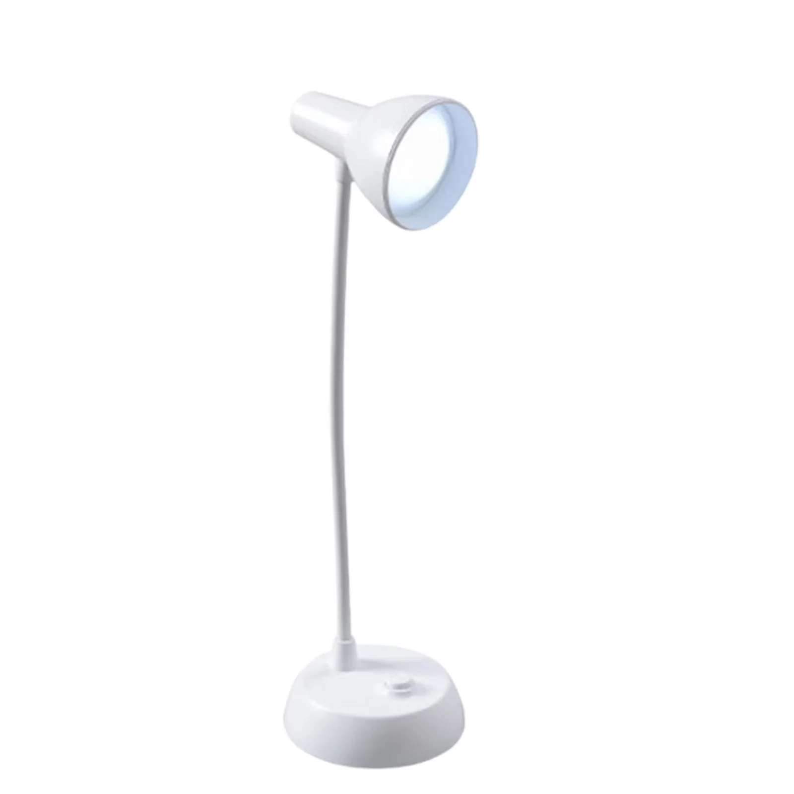 Versatile Desk Lamp with LED, Battery, LED Table - Plastic Beige 1 Pack Model 005D59