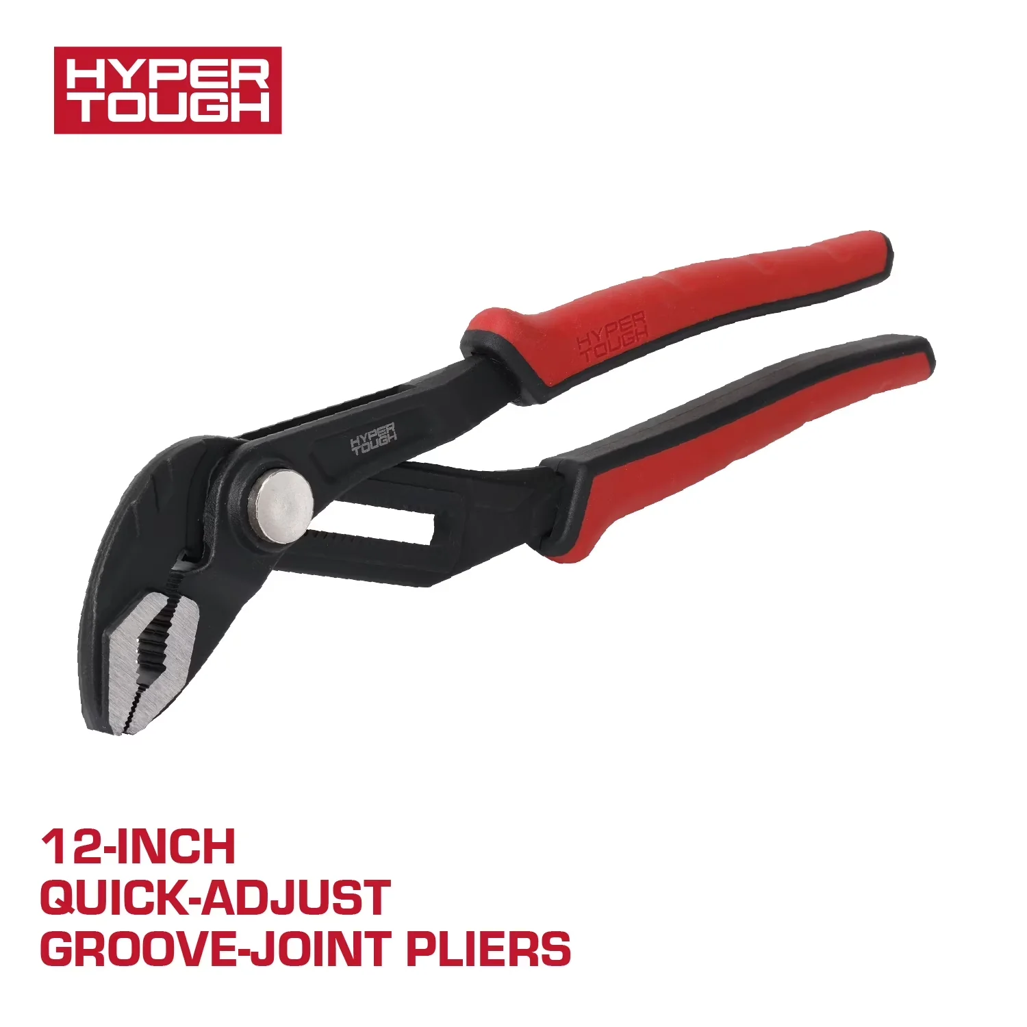 Professional Hand Tool with Adjustable, 12-inch Quick-Adjust Groove Joint Pliers - 12" Model A3F629