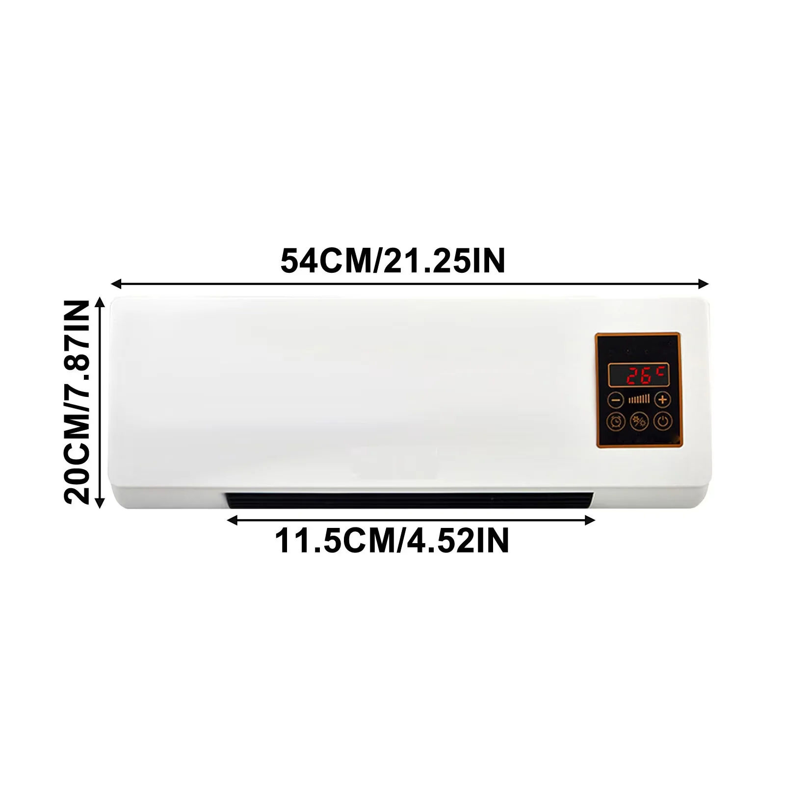 Innovative Air Conditioner with Remote Controlled, Timer - White - Quality Construction Model F97217