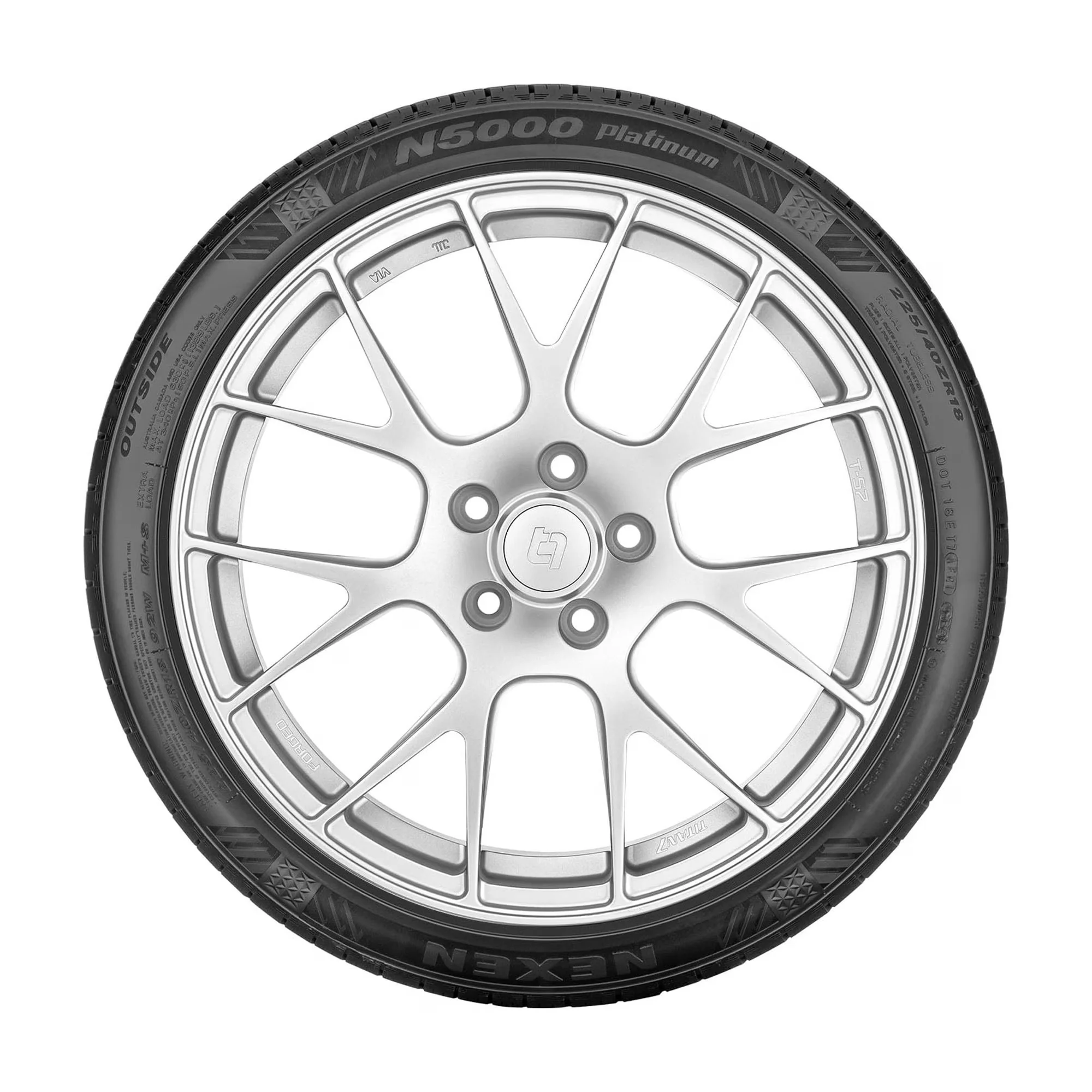 Car Tire Innovative with Low Maintenance, Extra Strength, Fits Multiple Makes And Models - Model 848D80
