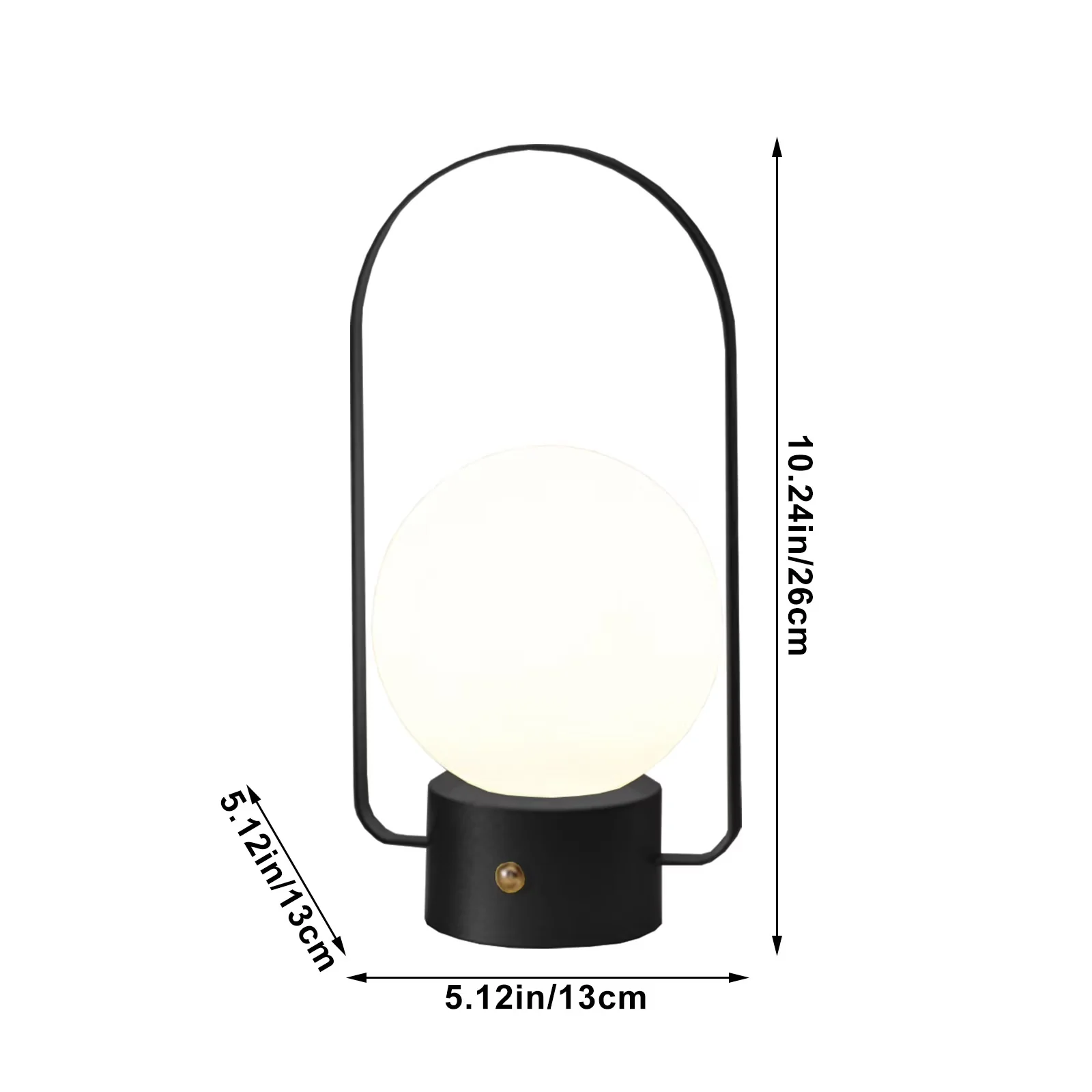 Stylish Desk Lamp with LED, Battery, Energy Efficient - Abs Multicolor Model 598948