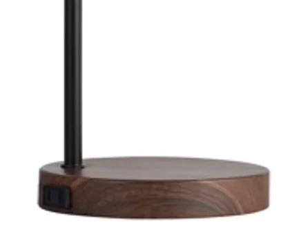 Stylish Desk Lamp with LED, Modern, 18' Modern Black Finish Metal - Multicolor Metal;Steel Model B71DE5