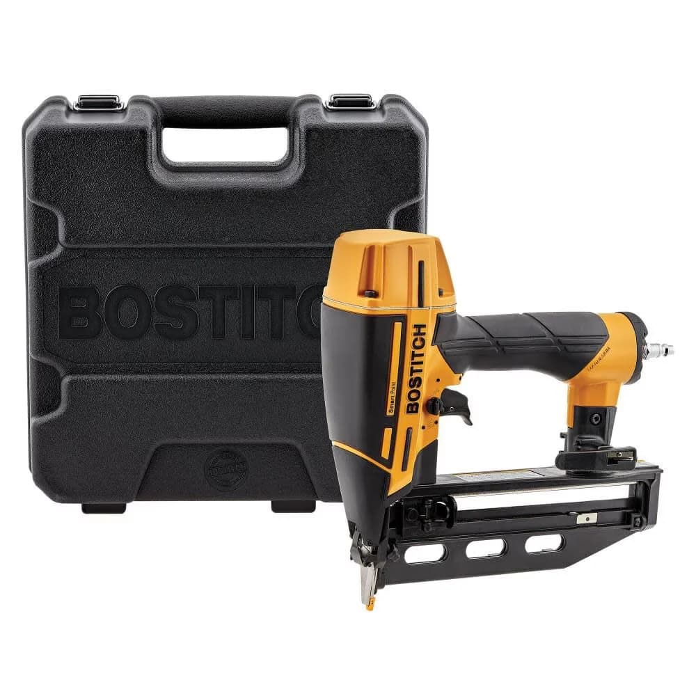 Quality Air Tools Compressor with Easy Installation, Smart Point 16 Ga Pneumatic Nail Gun - Model 3F5786