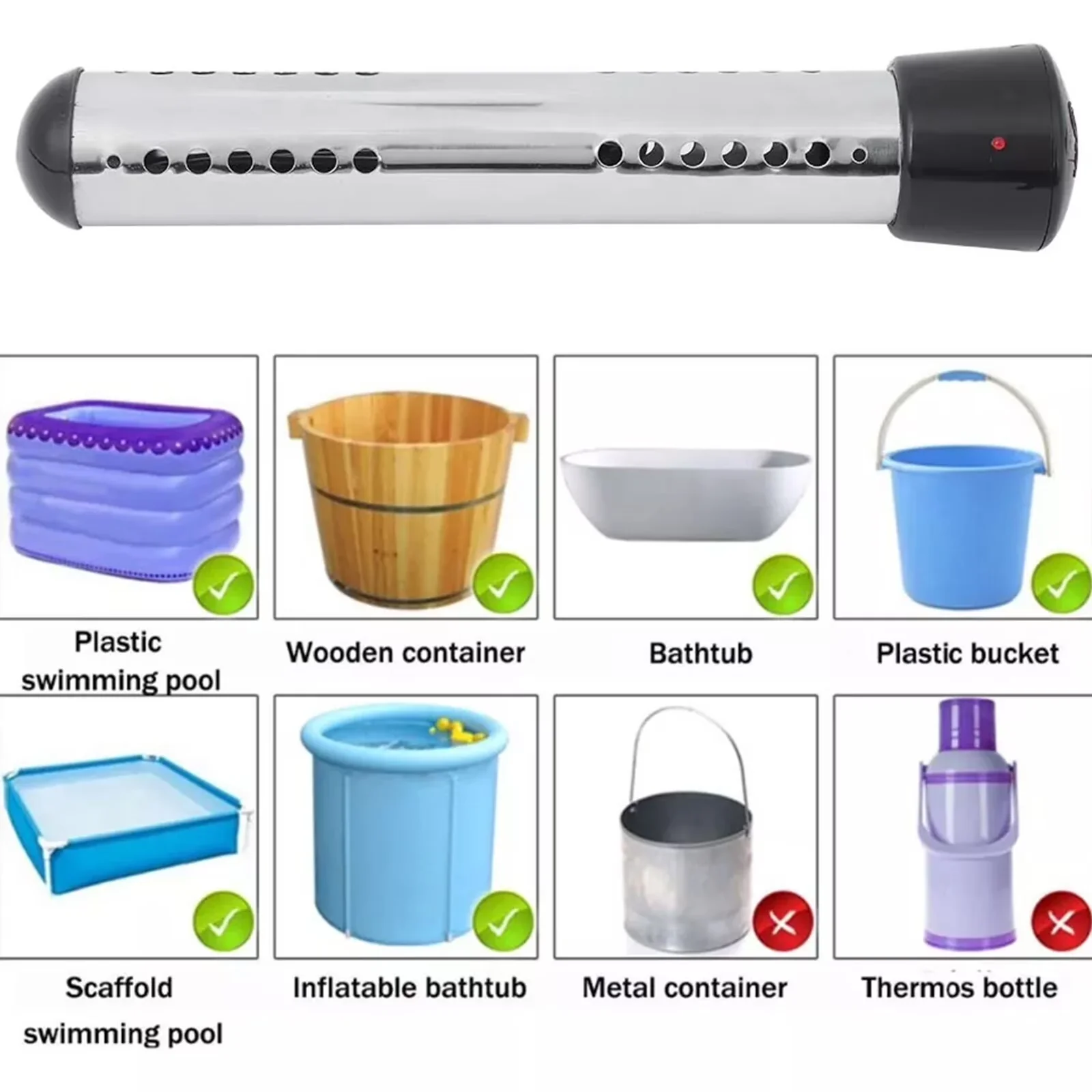 Plumbing Essential with 1500W, Auto Shut-Off, Fast Heats 5 Gallons of Water in Minutes - Model 076AD4