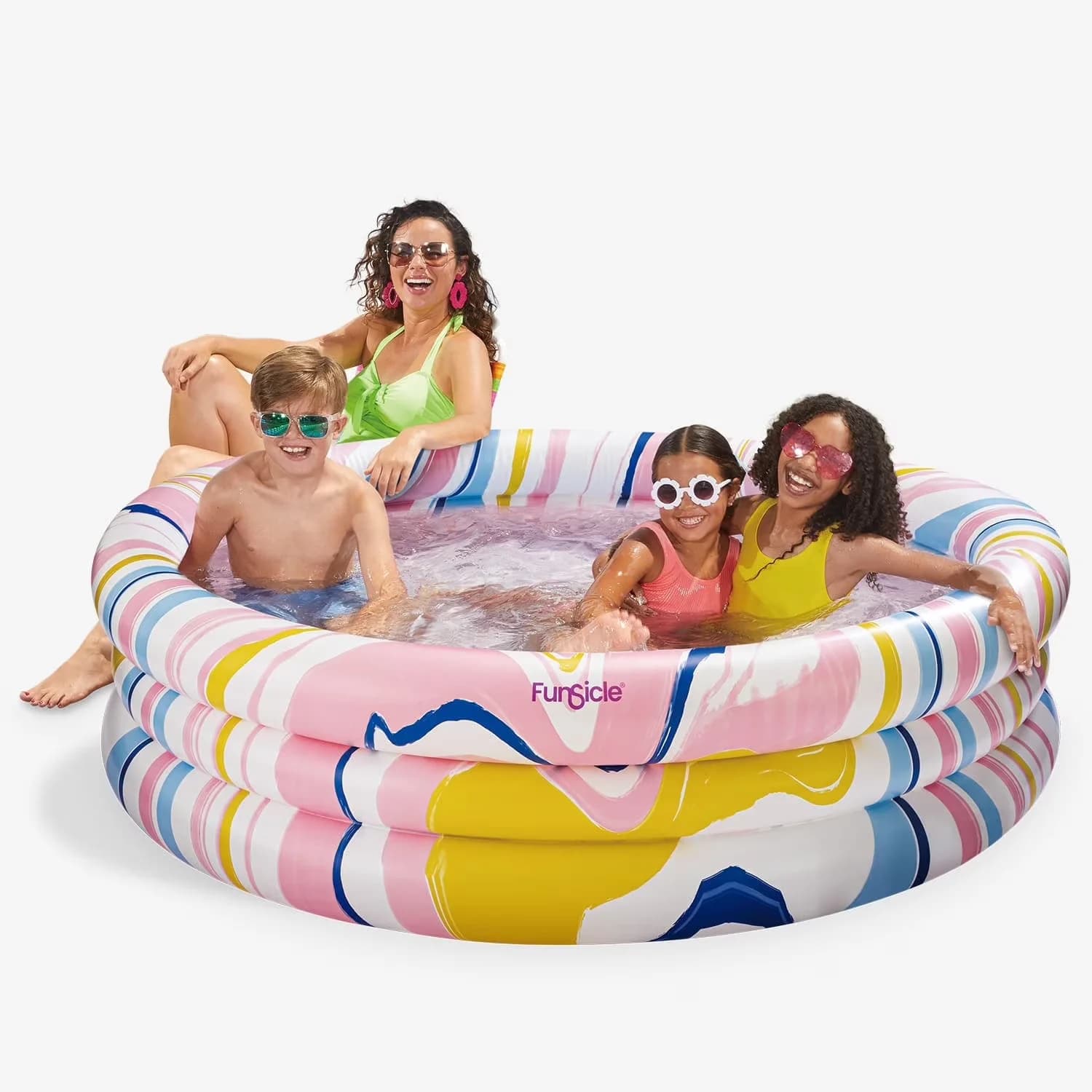 Inflatable Pool Classic with 5.5ft Dream Swirl, Age 6 & up - Multicolor Model 5E7FA4