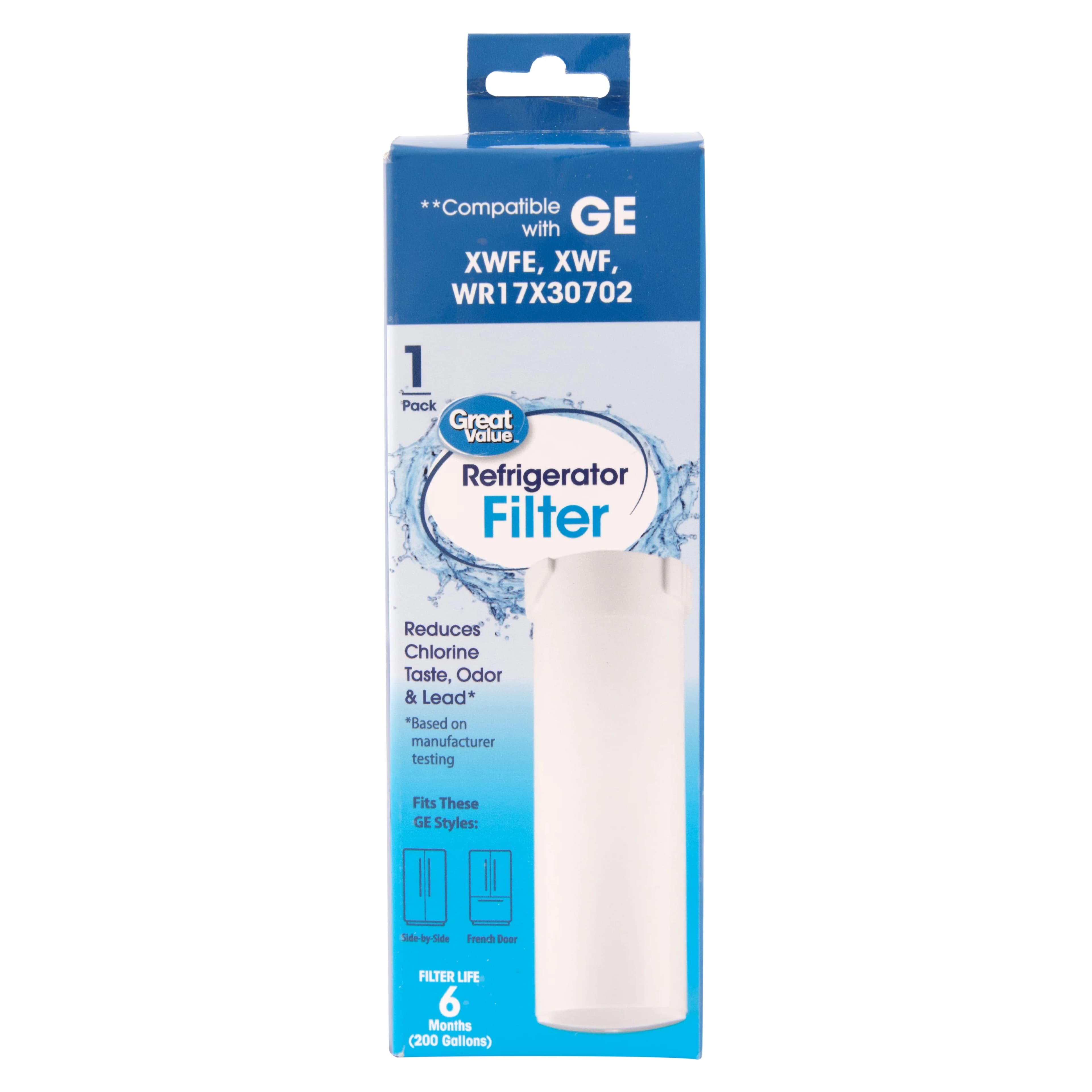 Compact Water Filtration with Premium coconut‑shell carbon block, Quick 1‑minute install, Compatible - Model A81937