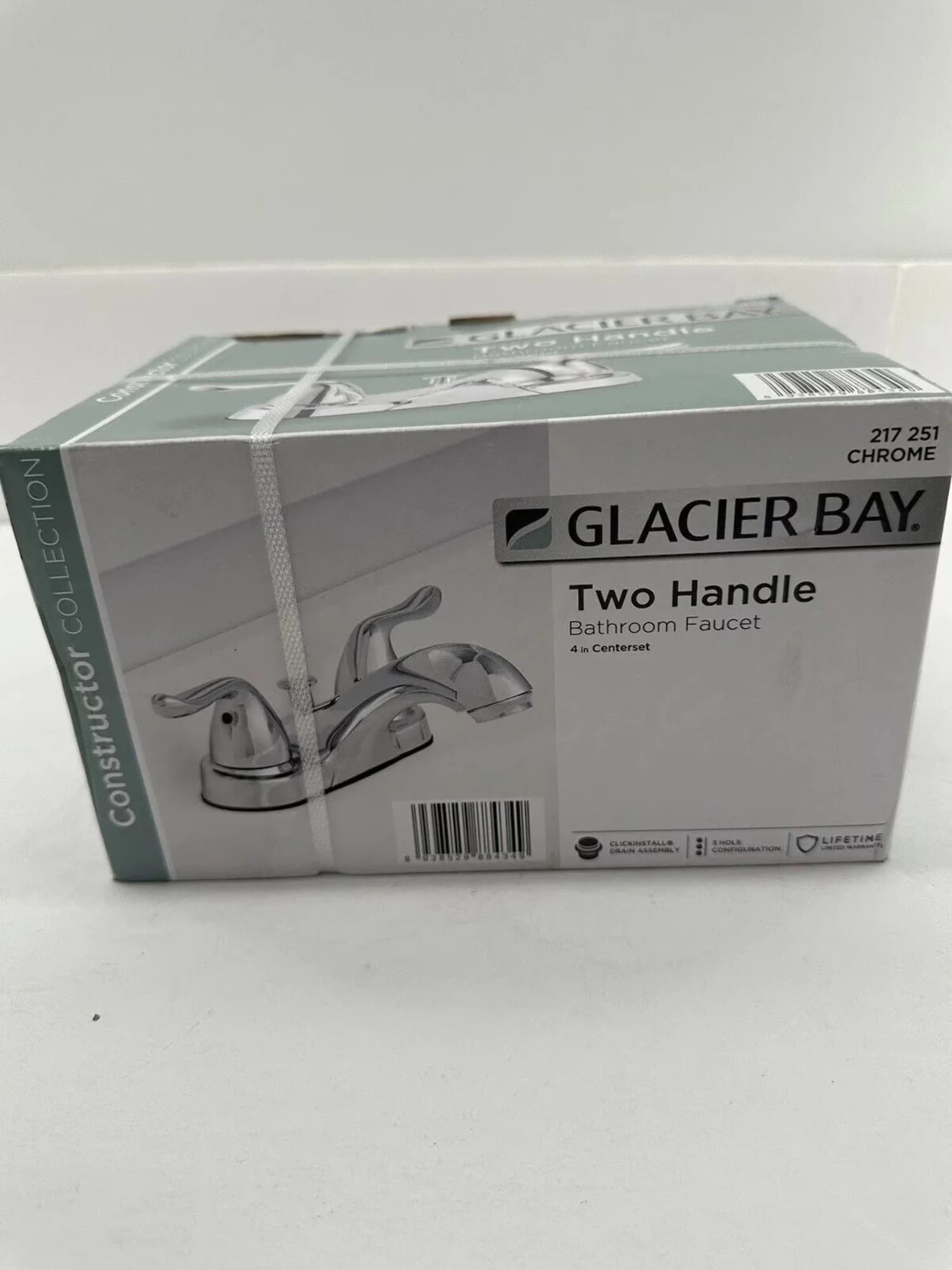 Modern Bathroom Renovation - Silver Chrome Constructor - Long-Lasting Performance Model C7C78B