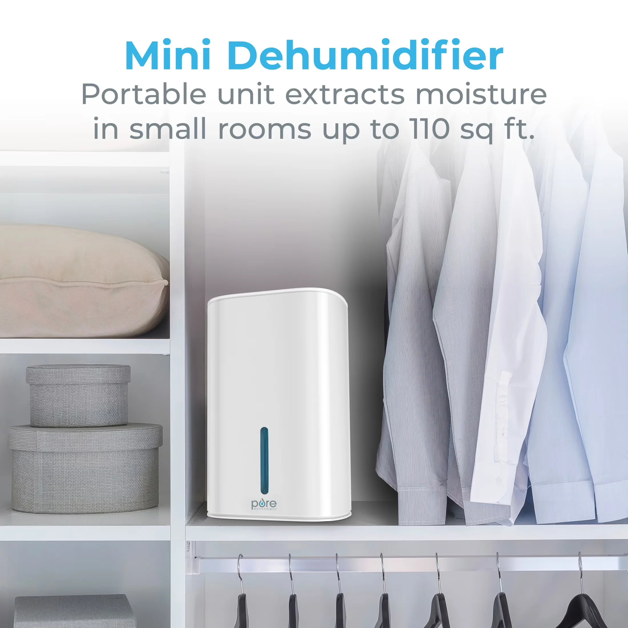 Professional Dehumidifier with Energy Efficient, Boats, Bathrooms - PureDry Model 1FA25B