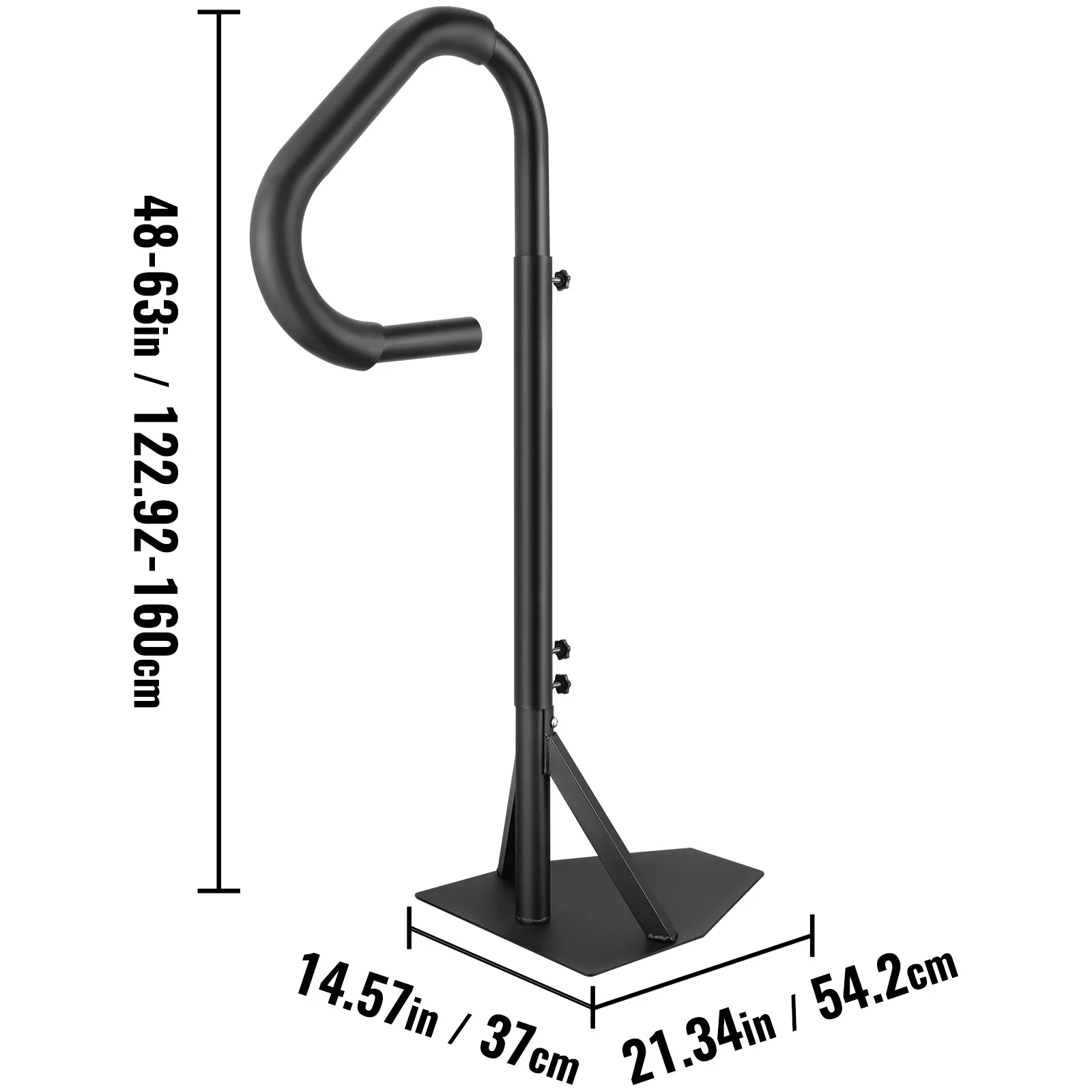 Modern Hot Tub - Aluminum Alloy Black Handrail - Ergonomic Design Model EA9D75