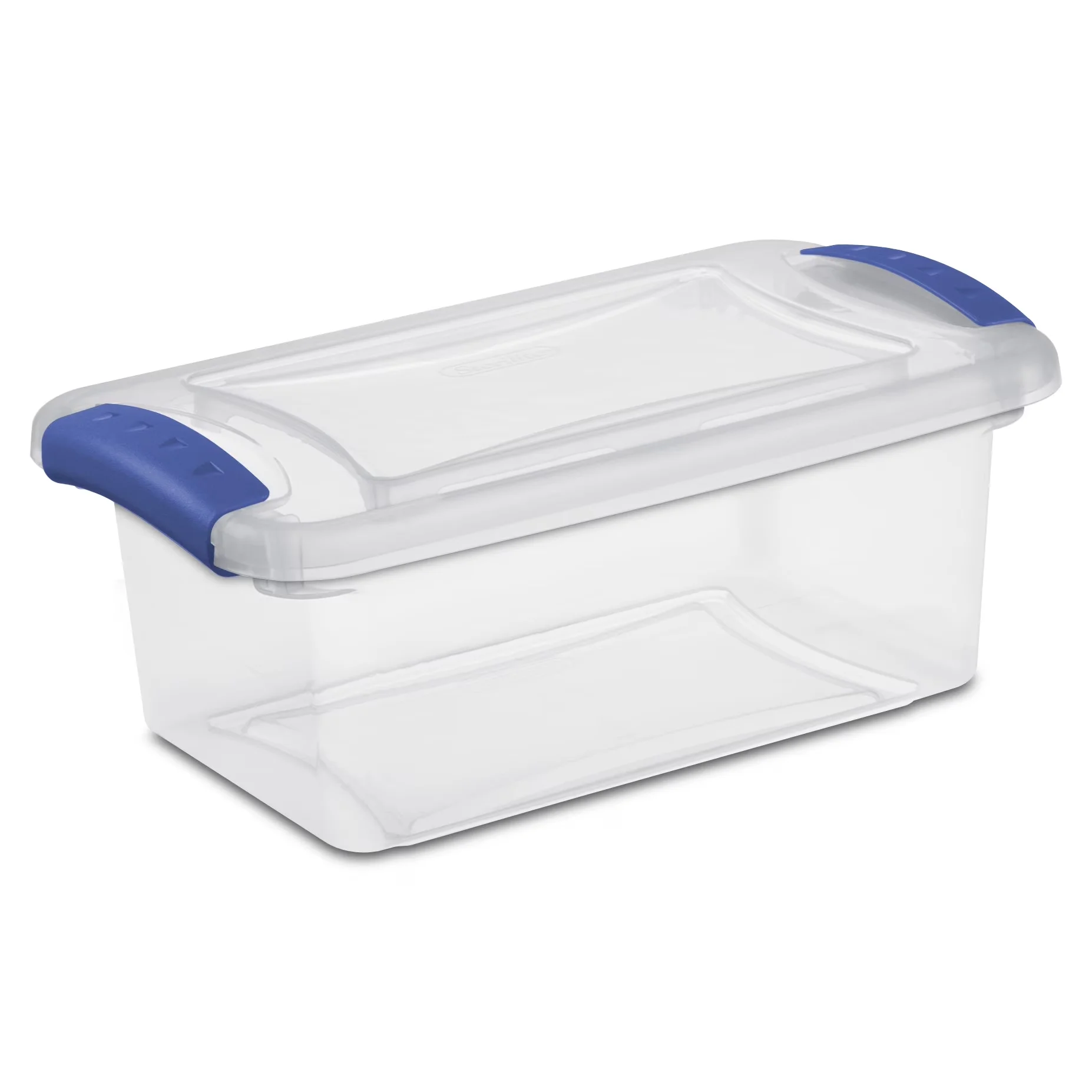 Stylish Garage Storage Supply with Carrying Handles, Blue - Plastic Blue Model E97C05