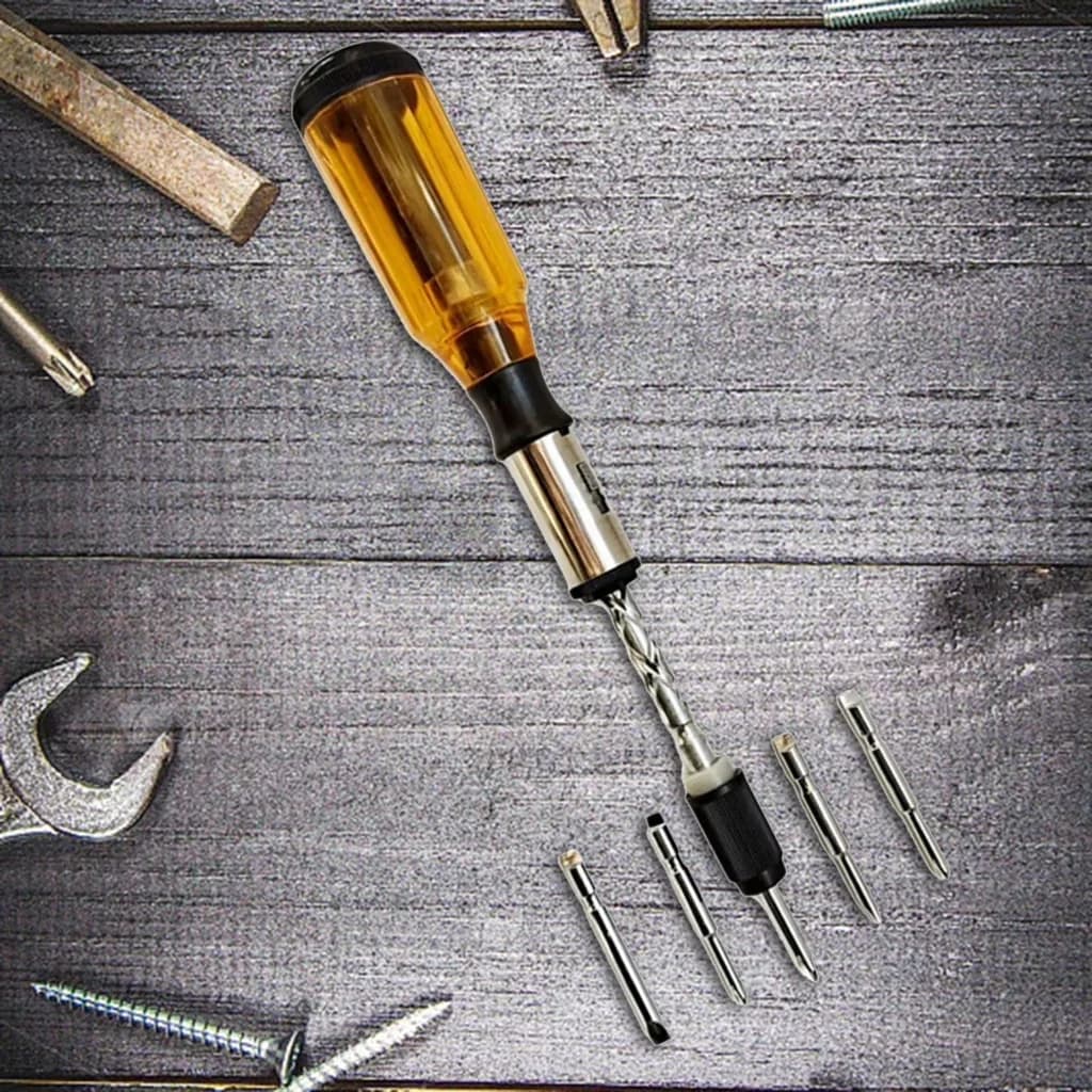 Hand Tool Set Reliable with Adjustable, Magnetic - Abs,Steel Push - Essential Collection Model 95576C